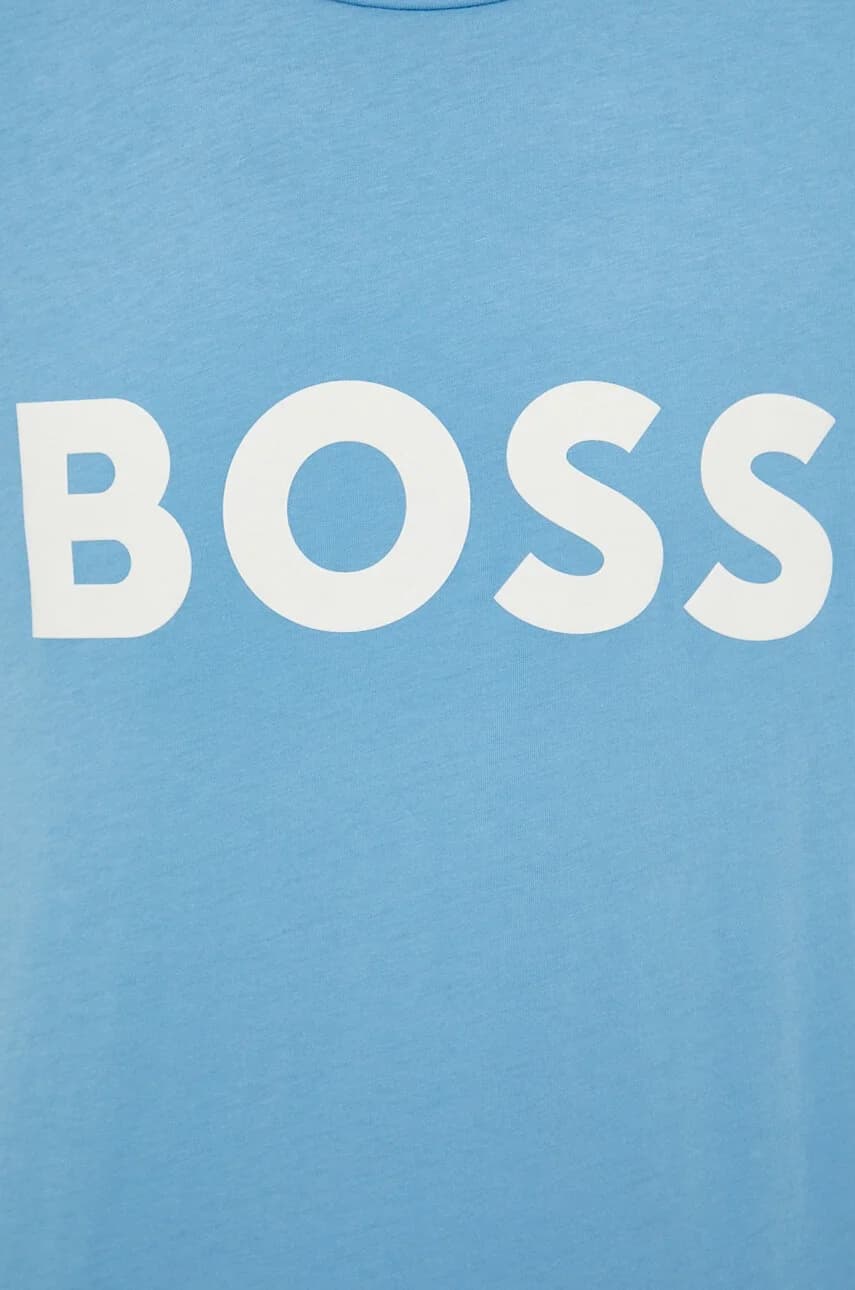 BOSS Хлопковая футболка Thinking 1 - фото 5
