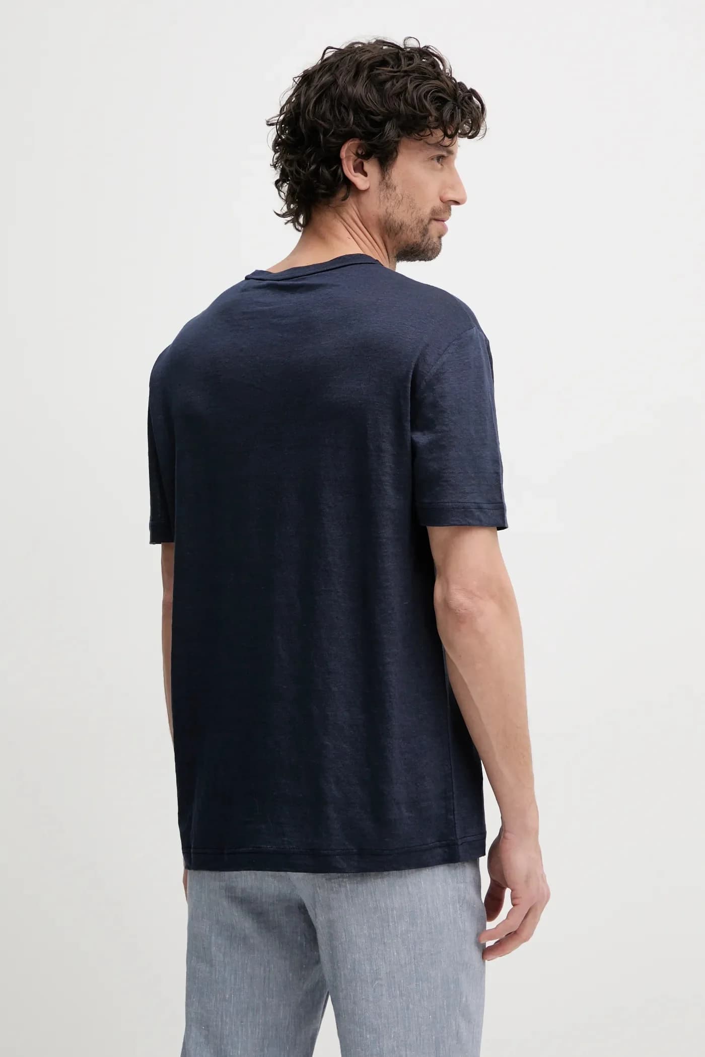 Льняная футболка - фото 3