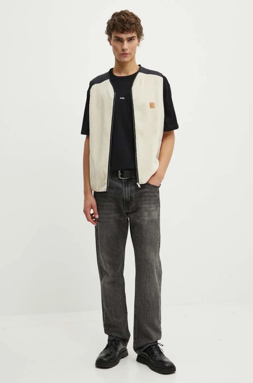 Хлопковая футболка с объемным микро-логотипом GOTS. - фото 2