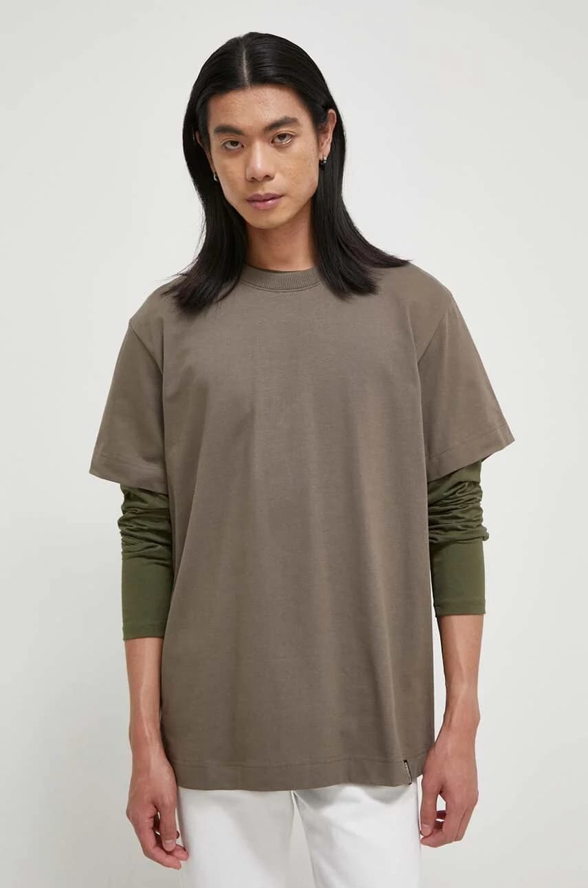 Свободная хлопковая футболка Essential