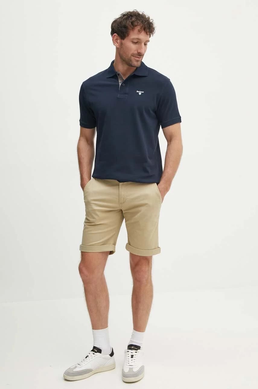 Хлопковое поло Tartan Pique Polo - фото 2