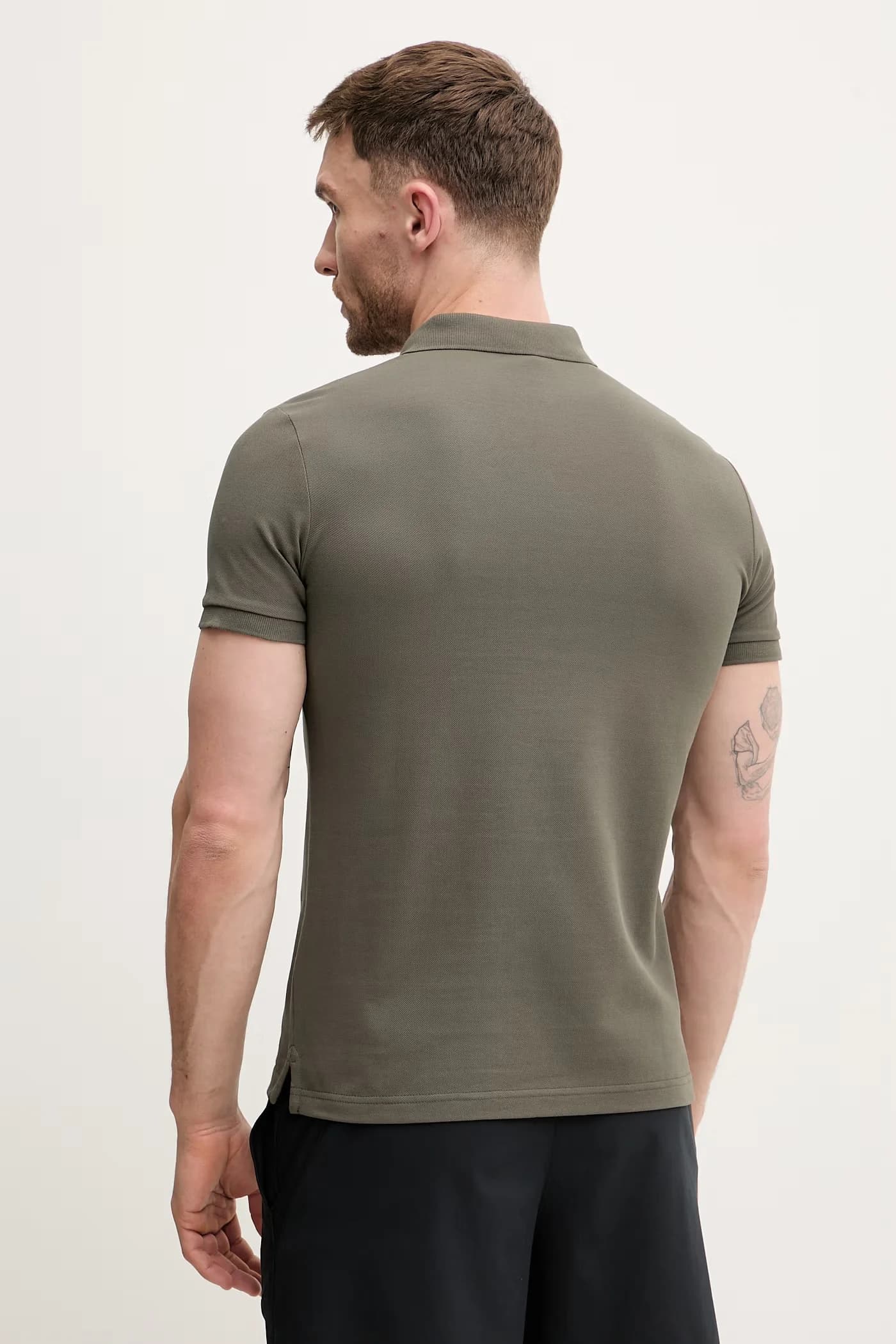 Рубашка-поло Premium Slim из хлопка - фото 3