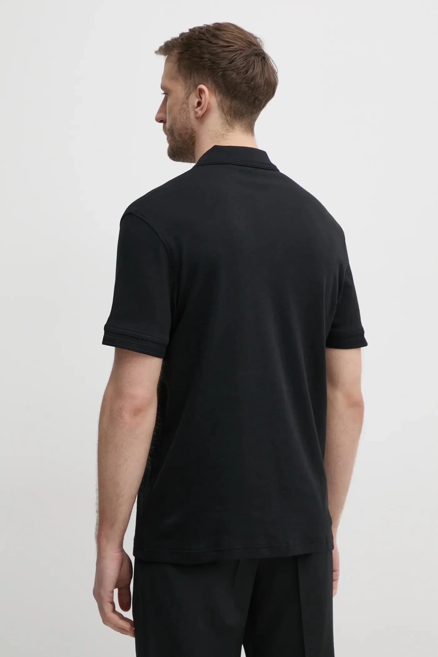 Хлопковая рубашка-поло Pe_Interlock - фото 3