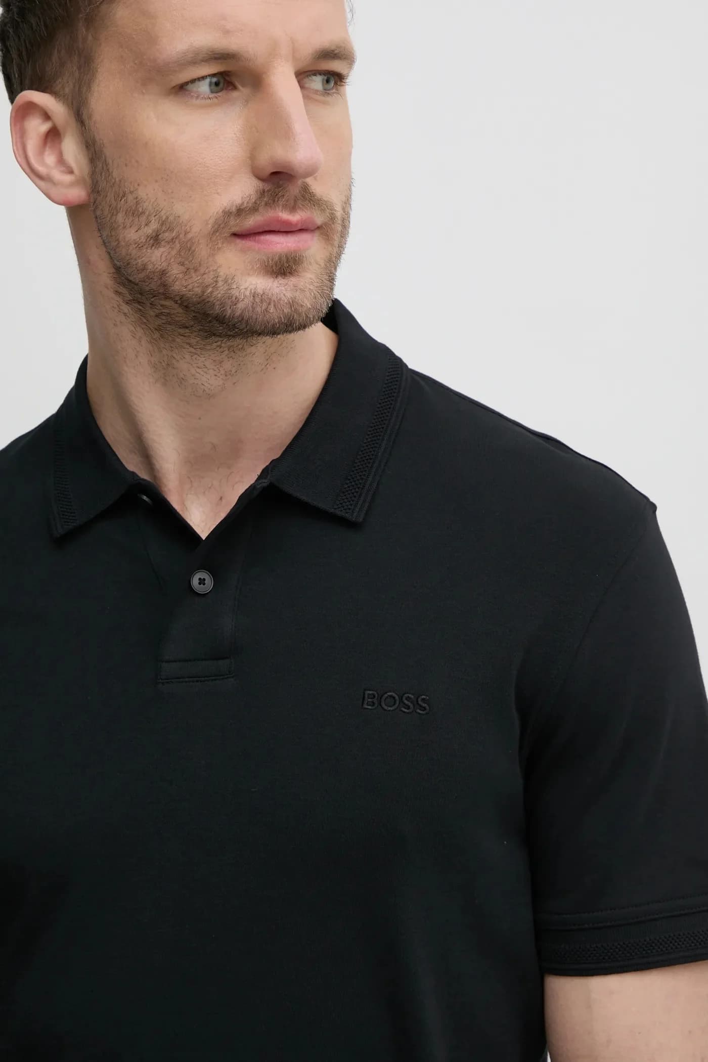 Хлопковая рубашка-поло Pe_Interlock - фото 4