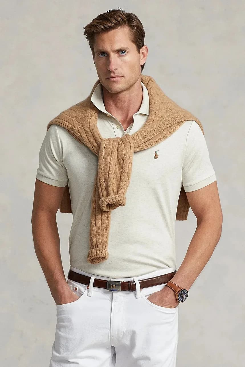 Хлопковое поло - фото 4