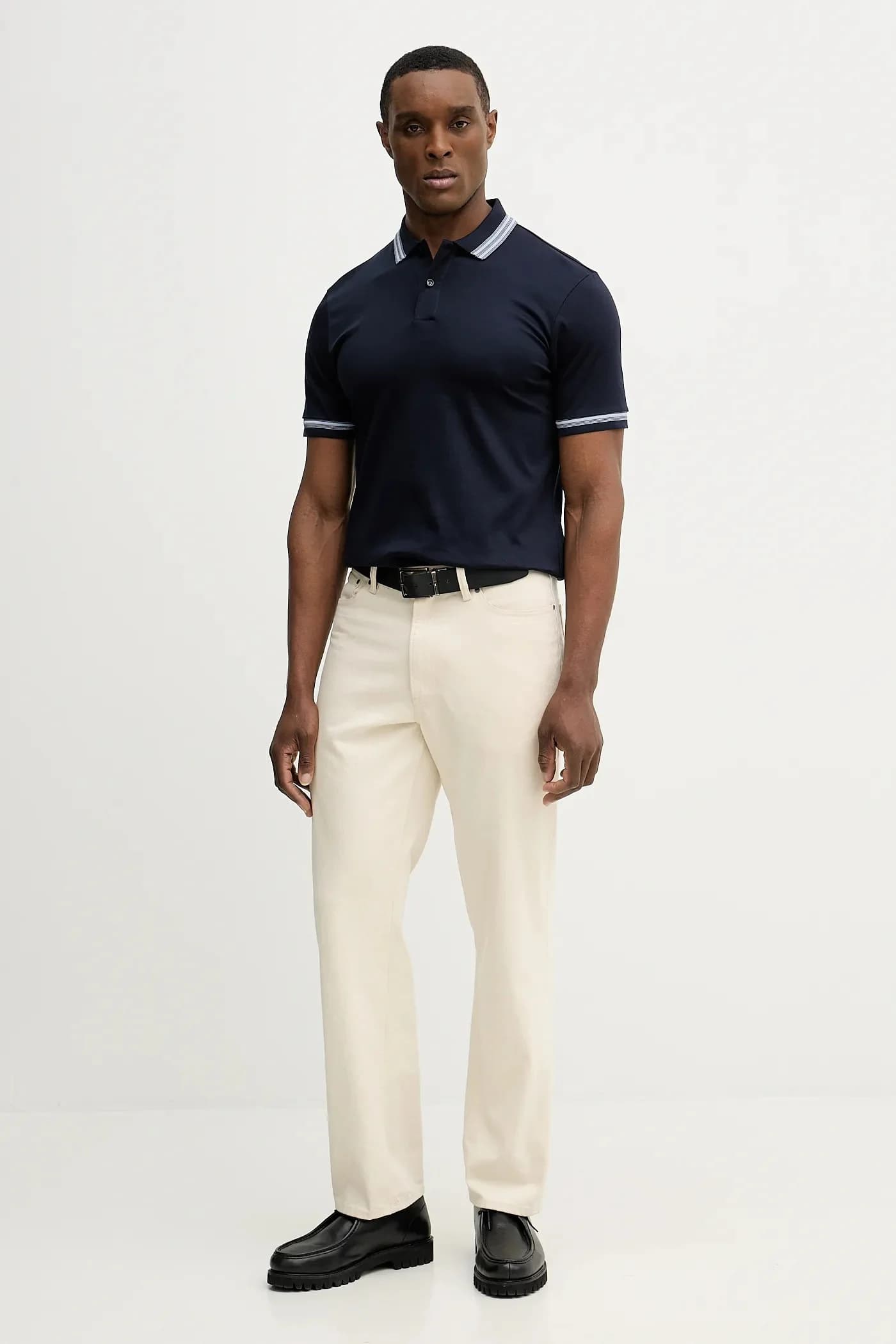 Хлопковое поло H-Phillipson 202 - фото 2