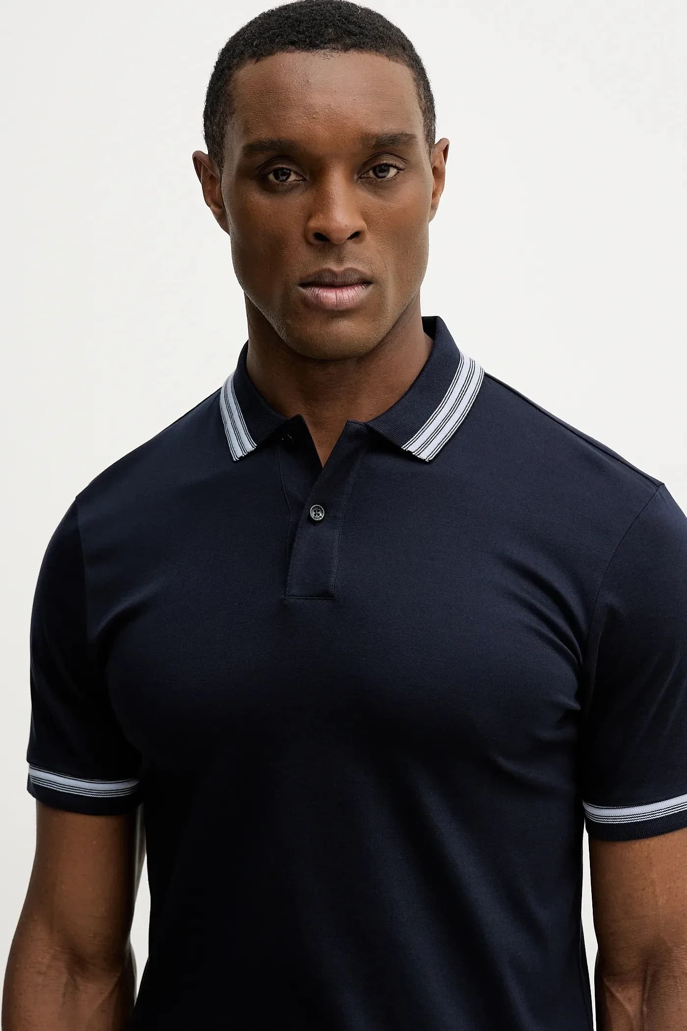 Хлопковое поло H-Phillipson 202 - фото 4