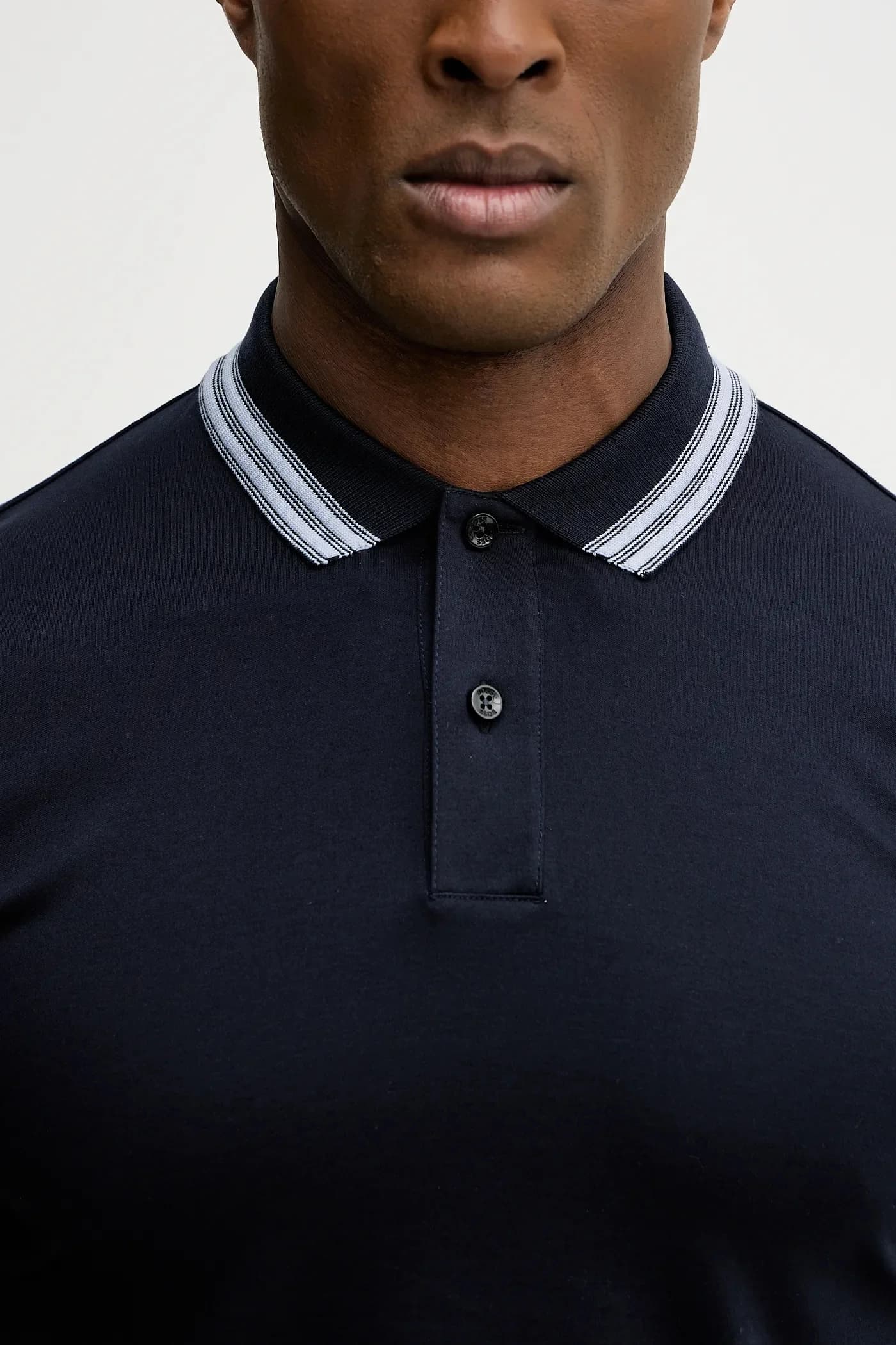 Хлопковое поло H-Phillipson 202 - фото 5