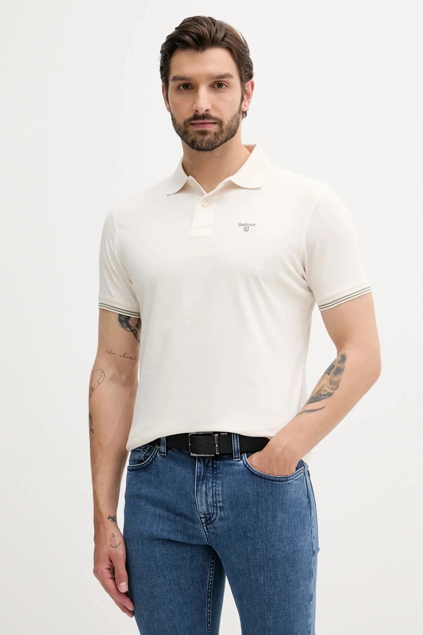 рубашка-поло AUSTWICK из хлопка