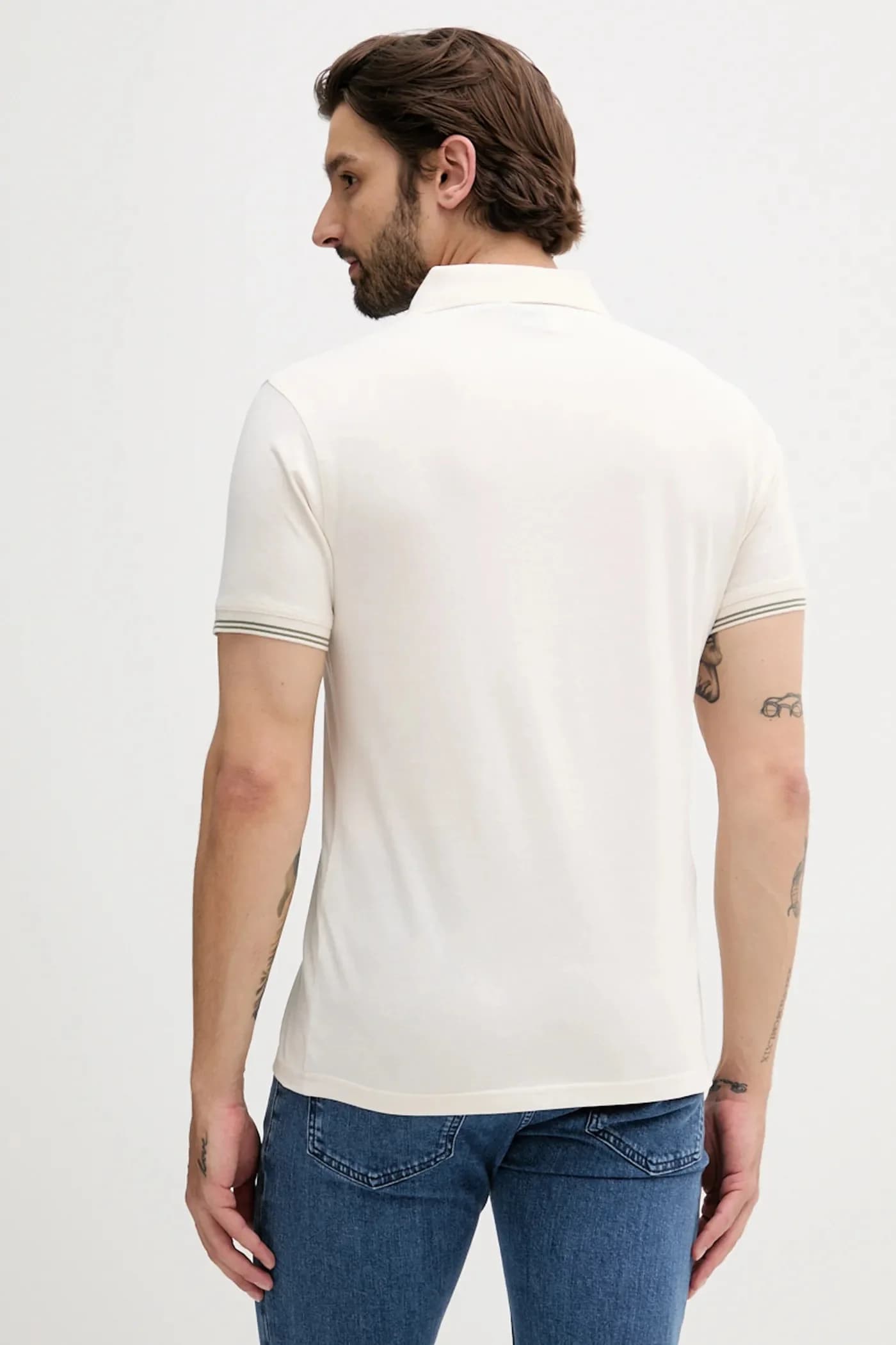 рубашка-поло AUSTWICK из хлопка - фото 3