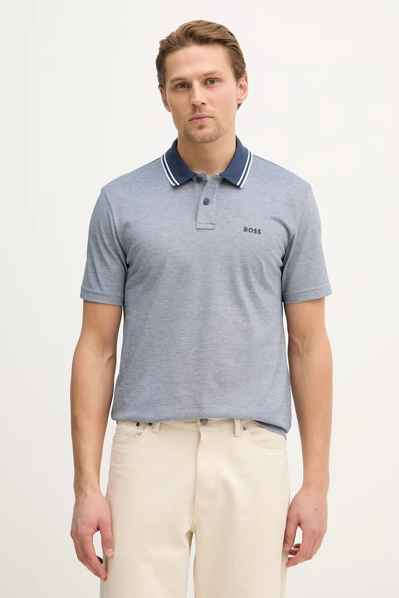 PeoxfordНовая хлопковая рубашка-поло