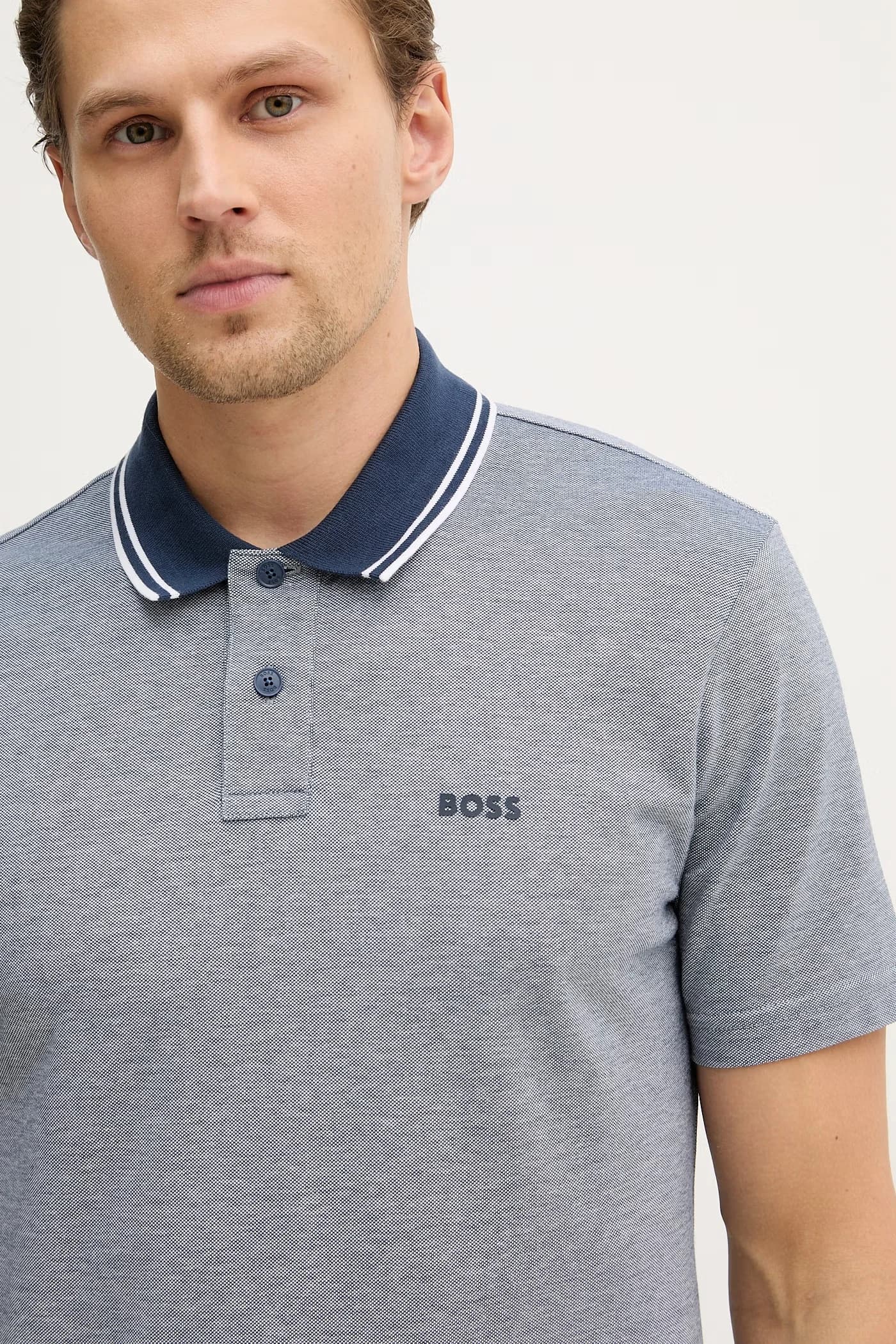 PeoxfordНовая хлопковая рубашка-поло - фото 4