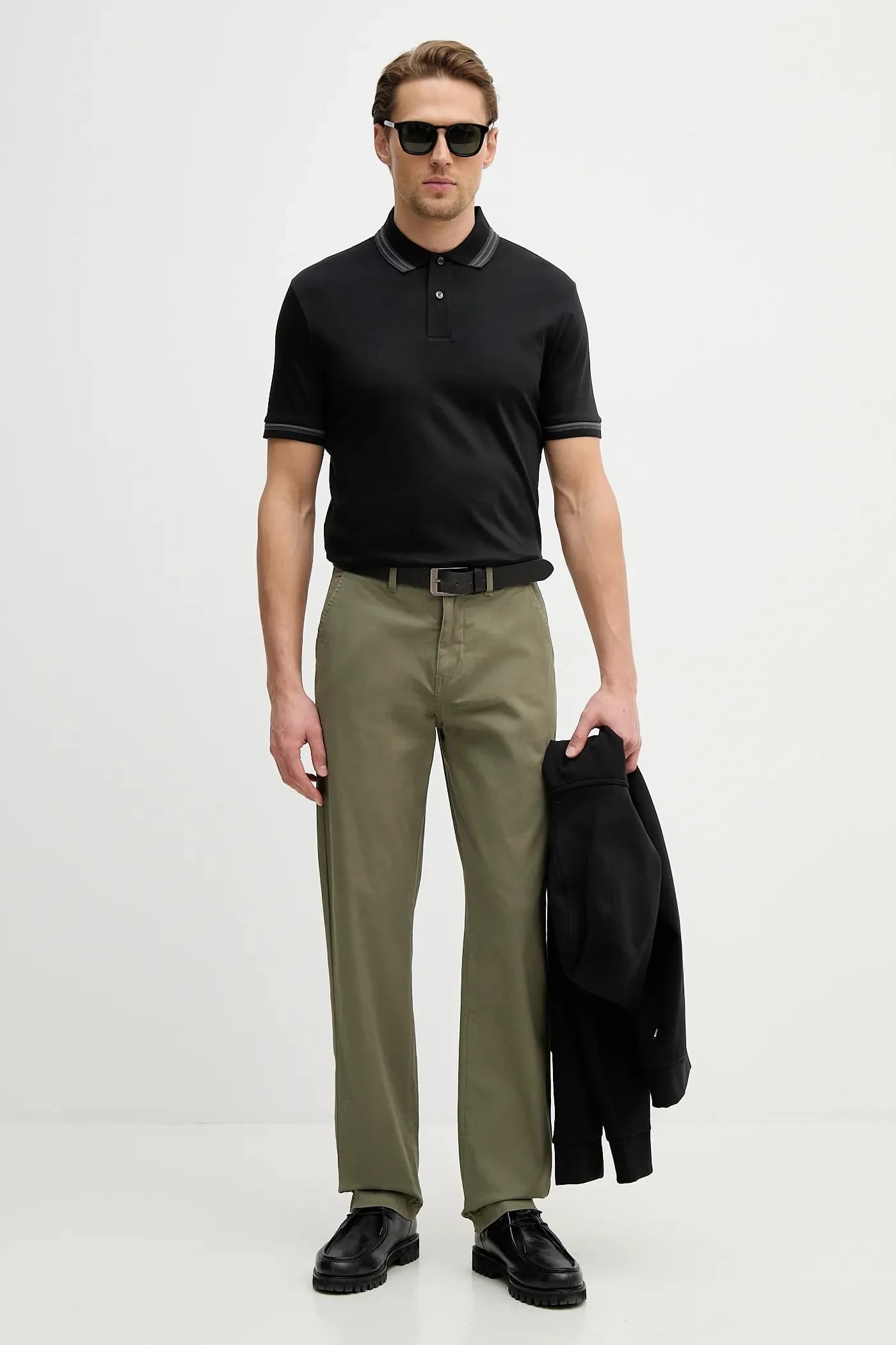 Хлопковое поло H-Phillipson 202 - фото 2