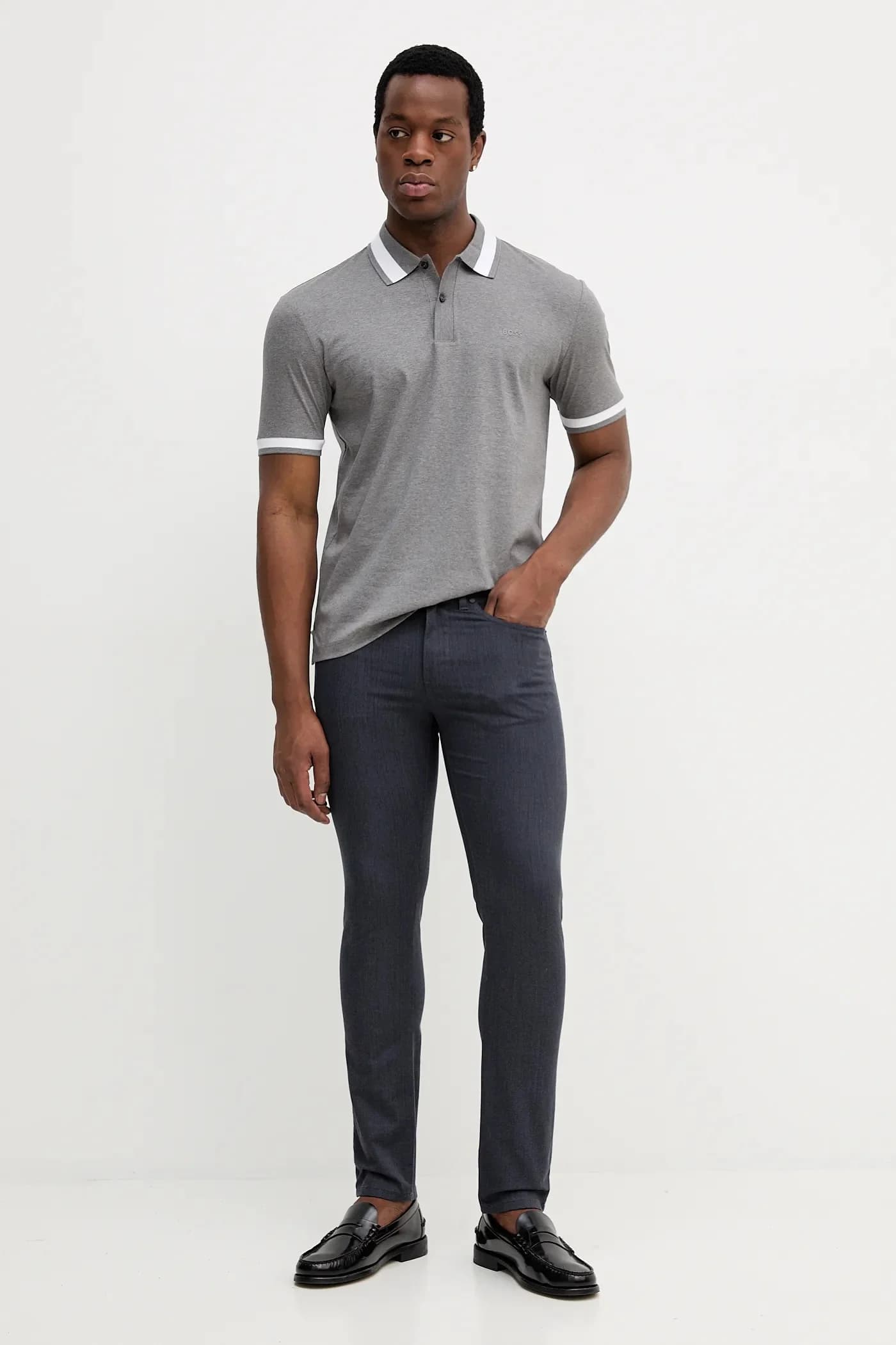 Хлопковое поло H-Phillipson 200 - фото 2