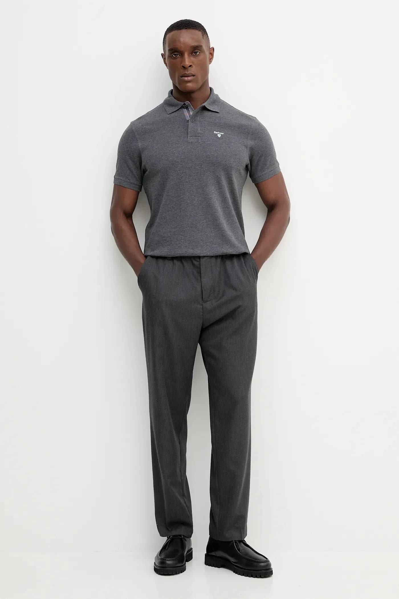 Хлопковое поло Tartan Pique Polo - фото 2