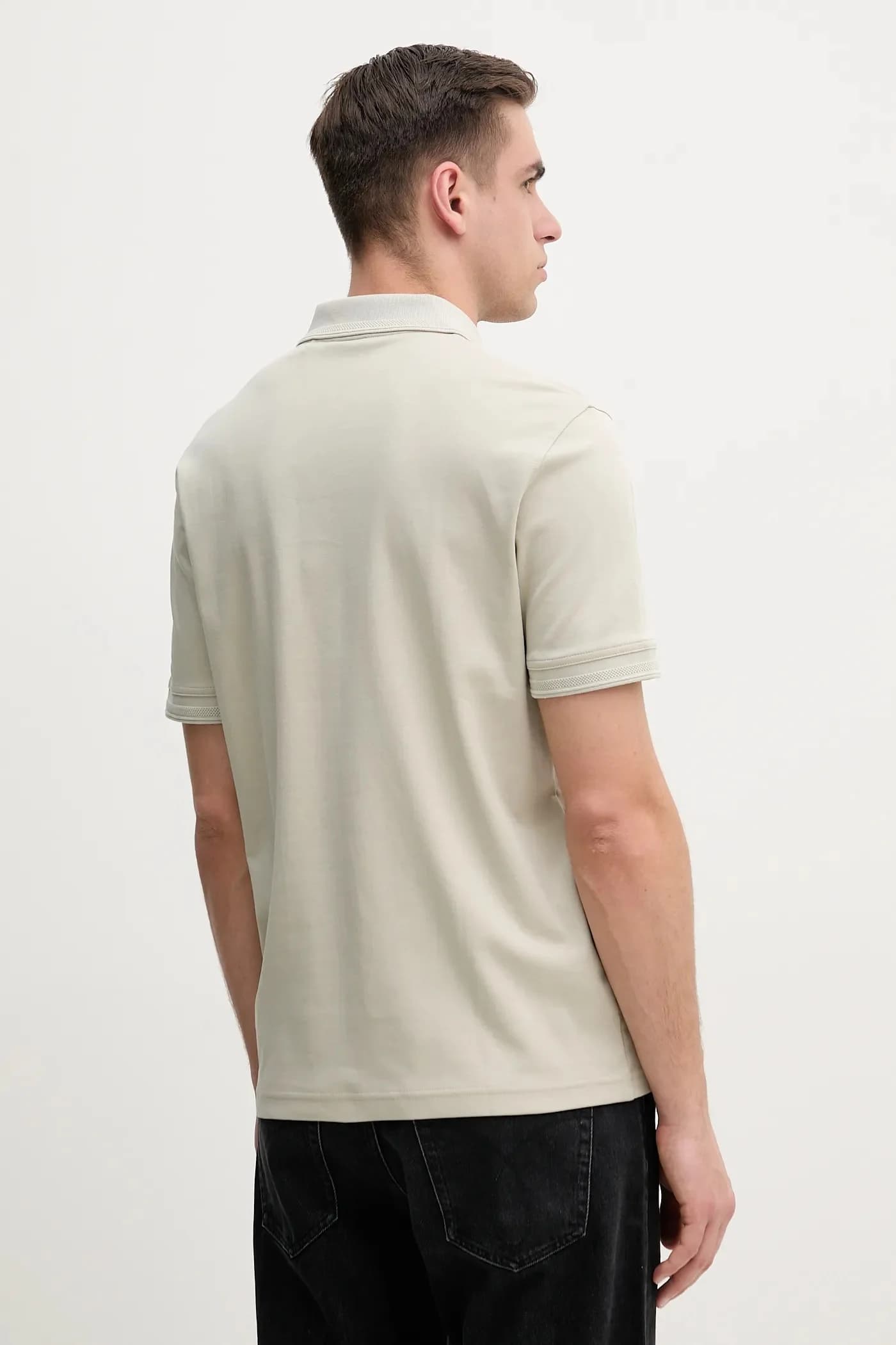 Хлопковая рубашка-поло Pe_Interlock - фото 2