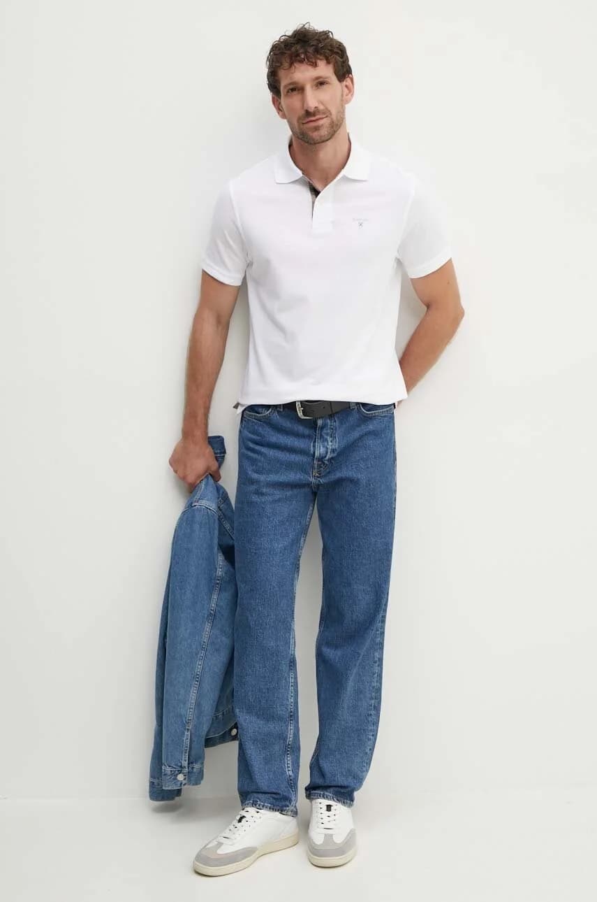 Хлопковое поло Tartan Pique Polo - фото 2