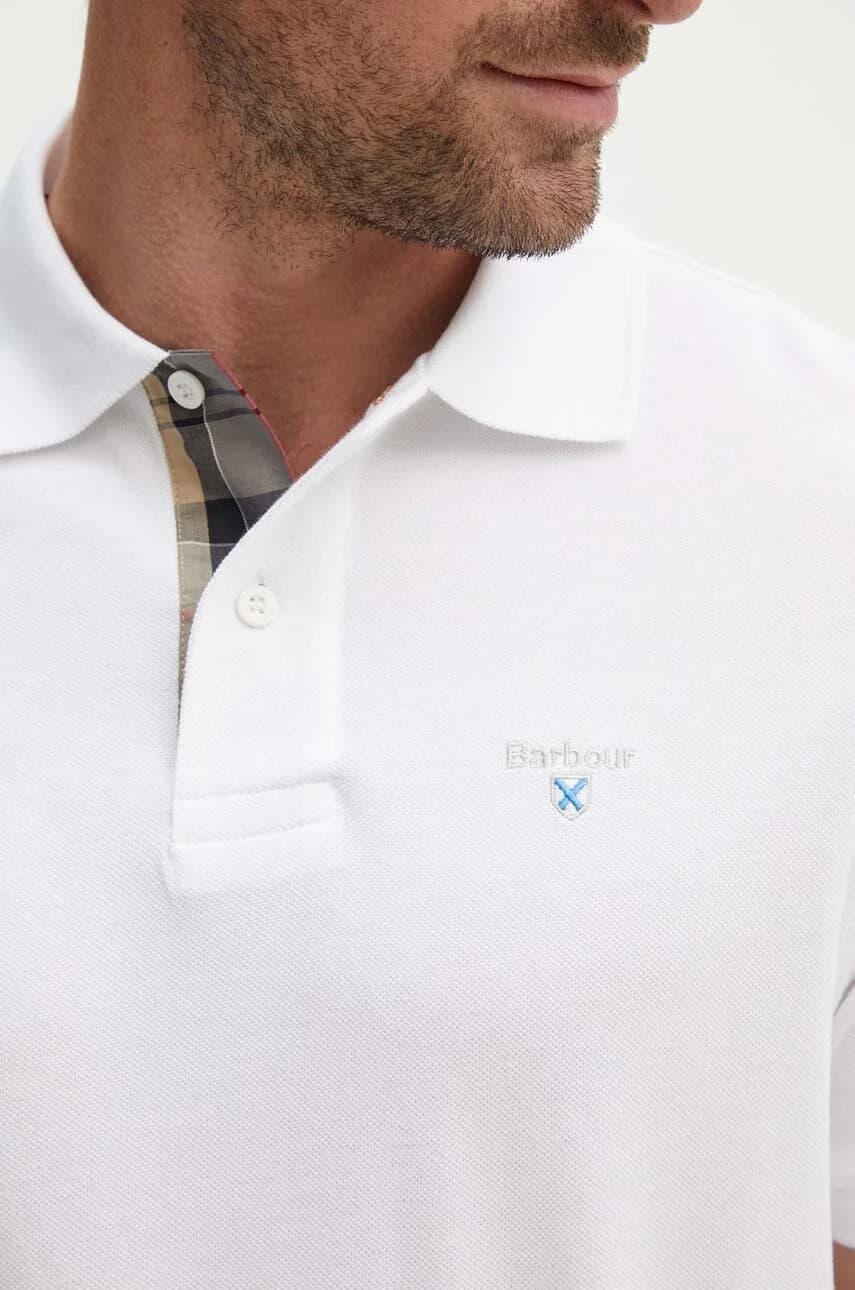 Хлопковое поло Tartan Pique Polo - фото 5