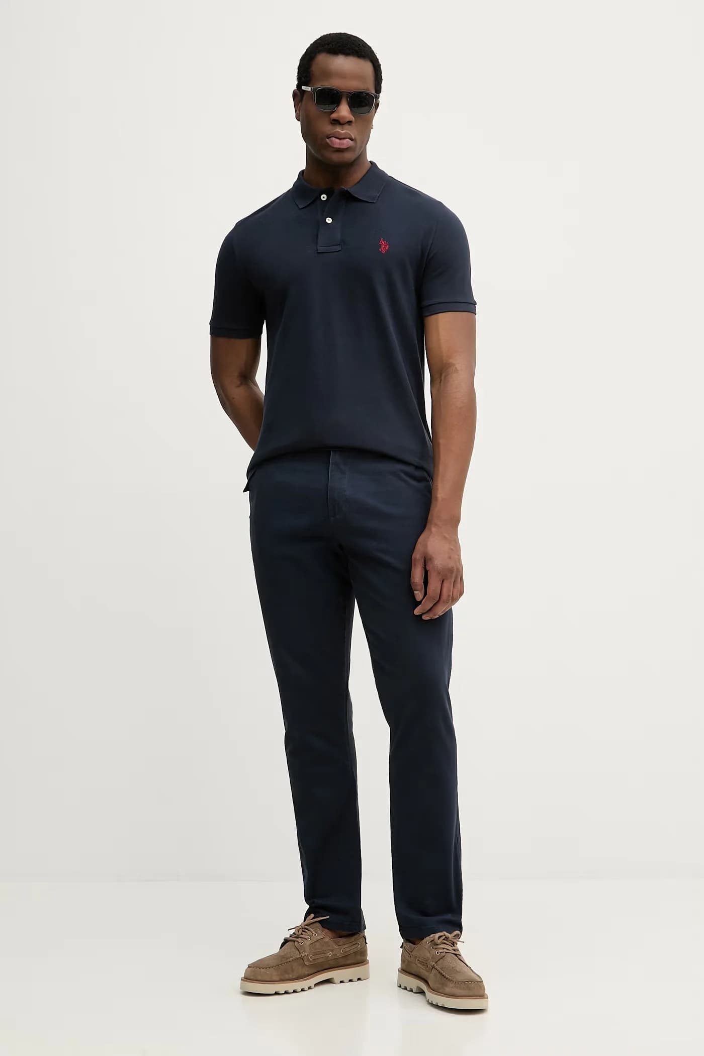 хлопковая рубашка-поло DHM PIQUE - фото 2