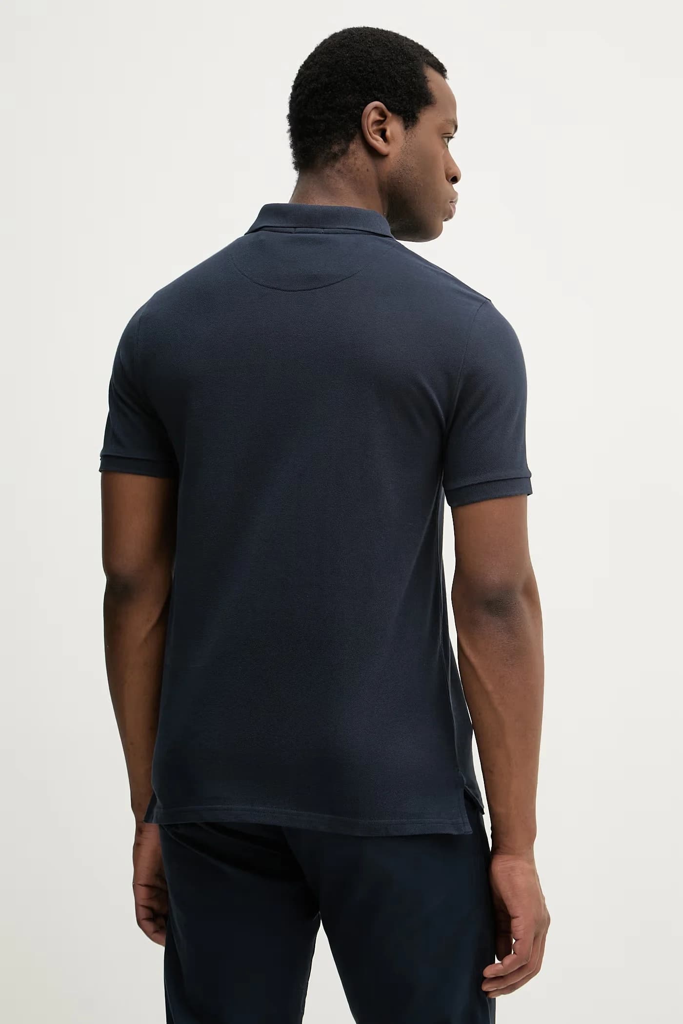 хлопковая рубашка-поло DHM PIQUE - фото 3