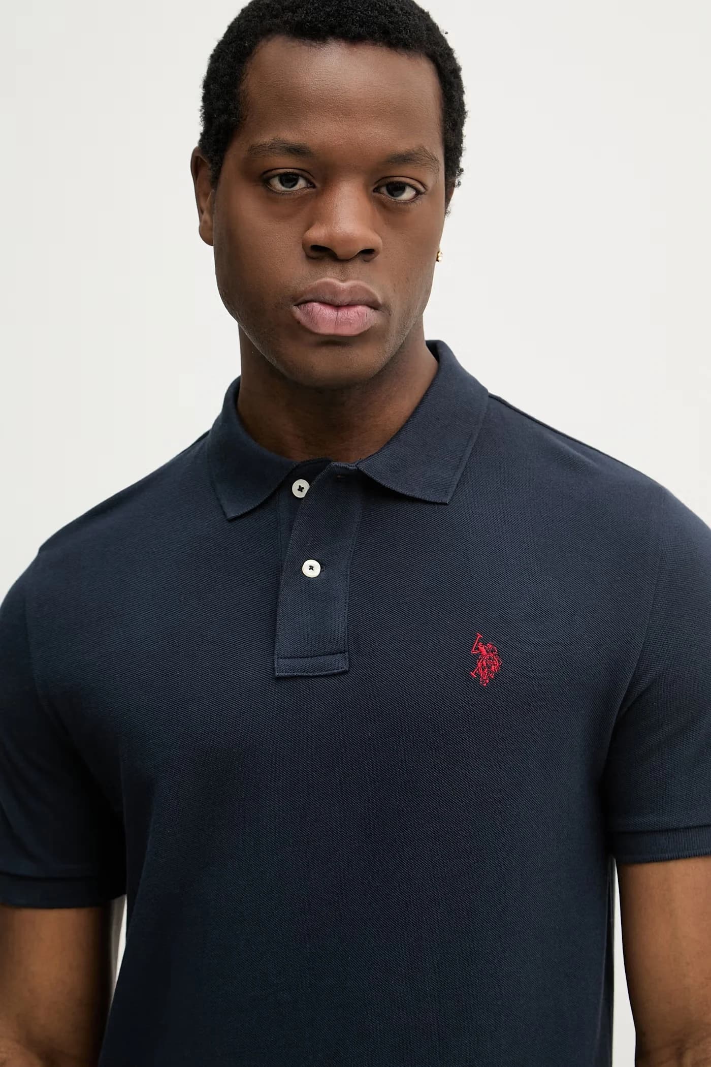 хлопковая рубашка-поло DHM PIQUE - фото 4