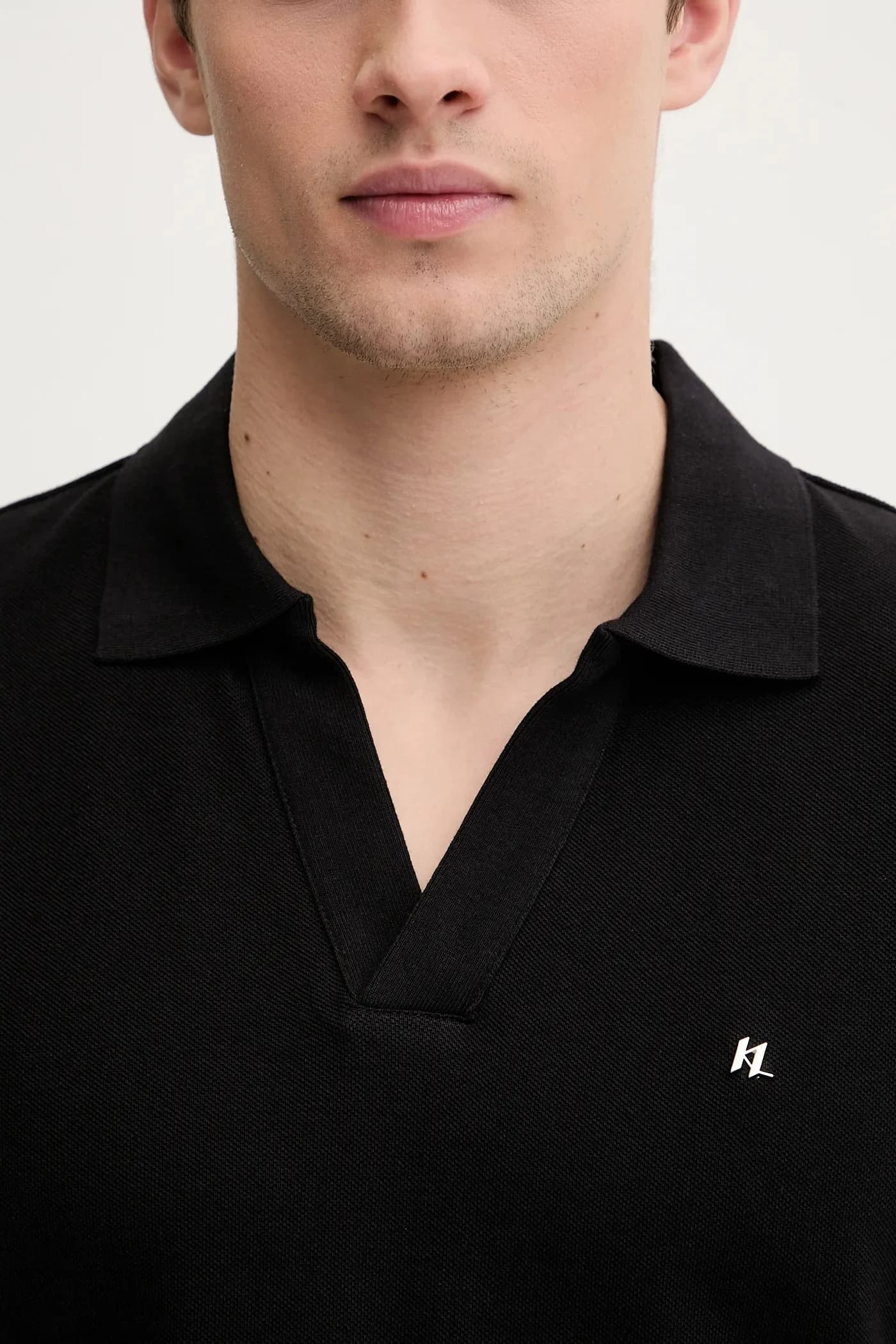 Хлопковое поло KL METAL - фото 4