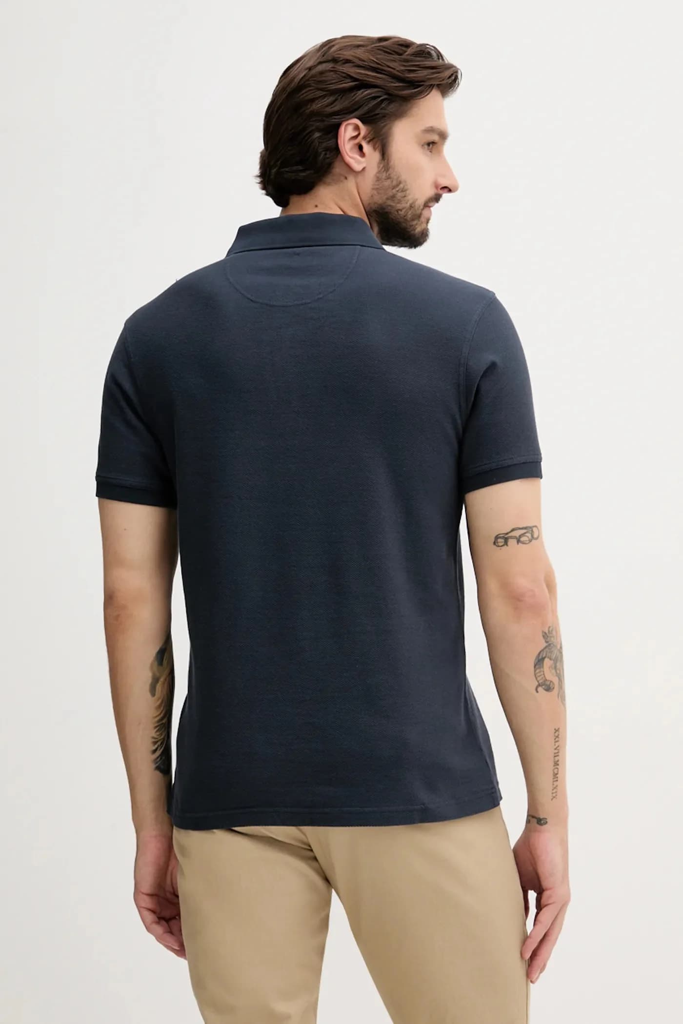 хлопковая рубашка-поло WADWORTH - фото 3