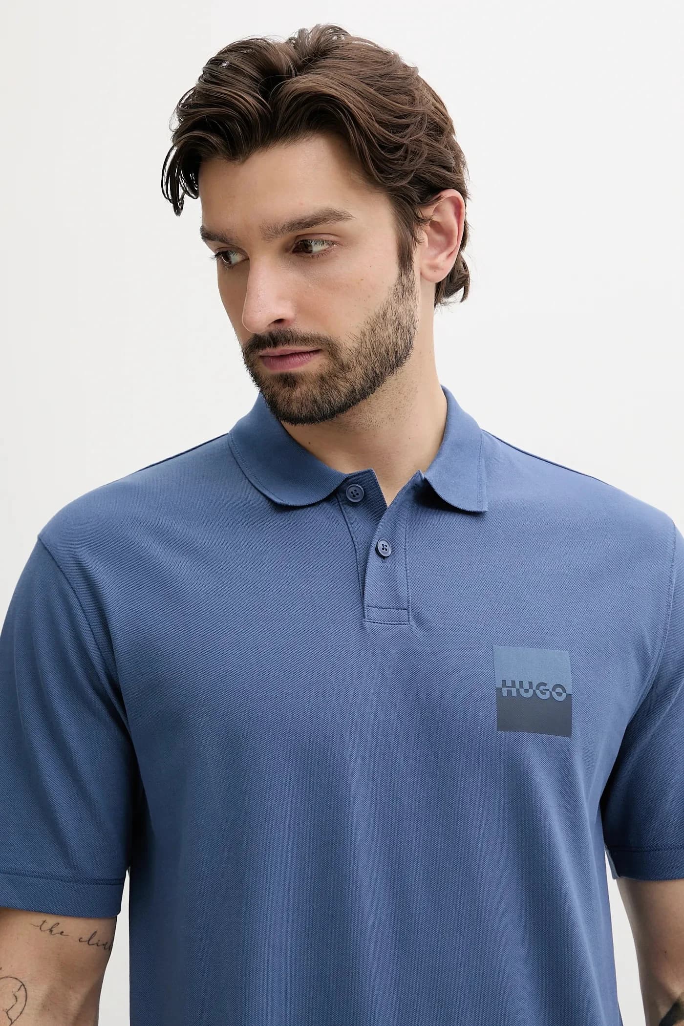 рубашка-поло Dusplit из хлопка - фото 3