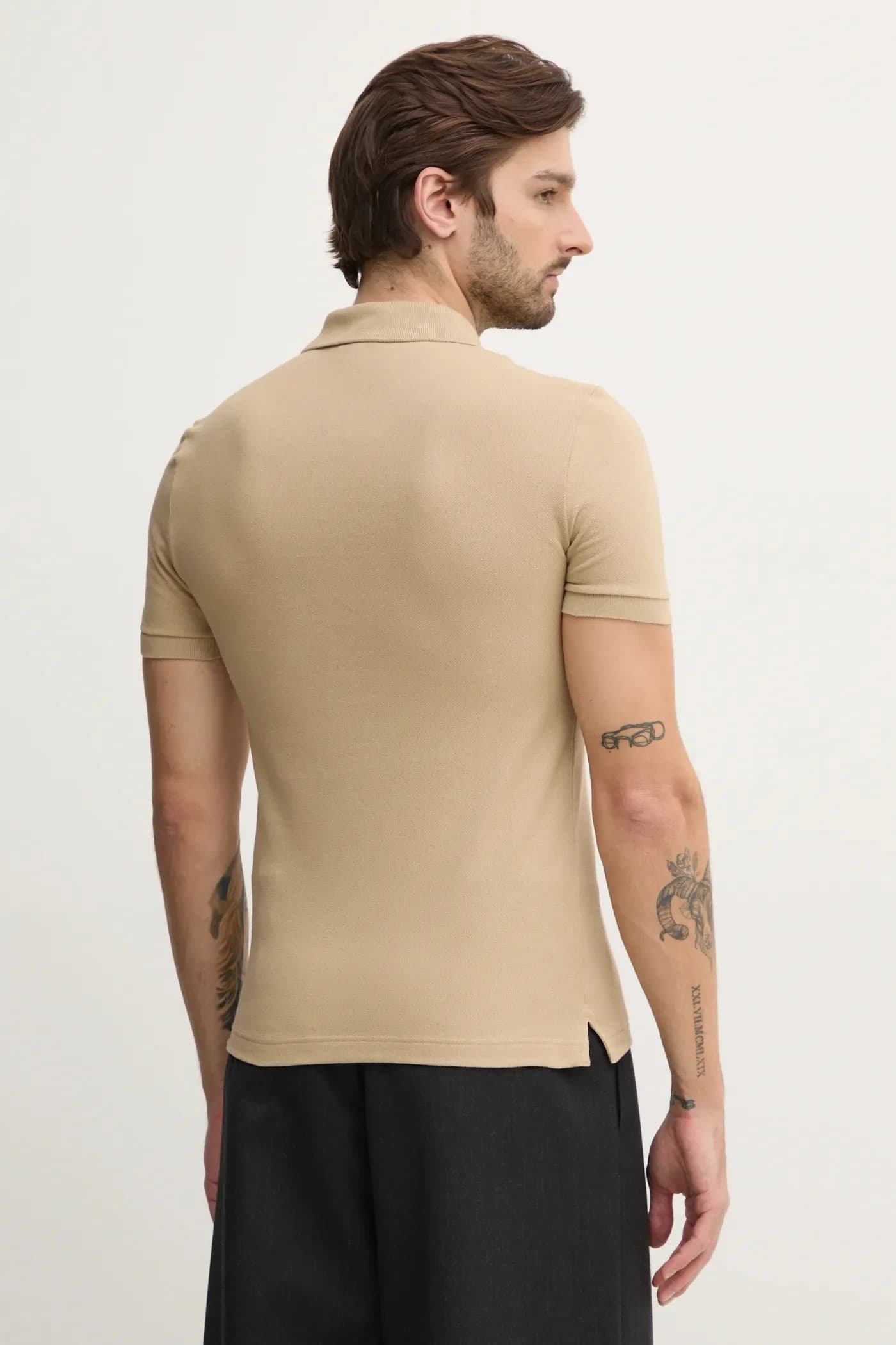 Хлопковая футболка-поло Lacoste Рубашка-поло из пике PH4012 02S