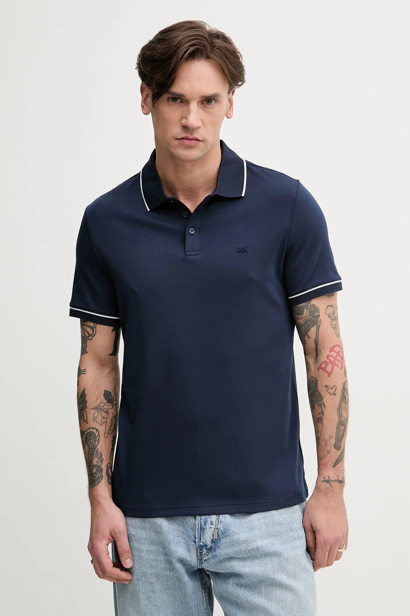 Мужское хлопковое поло