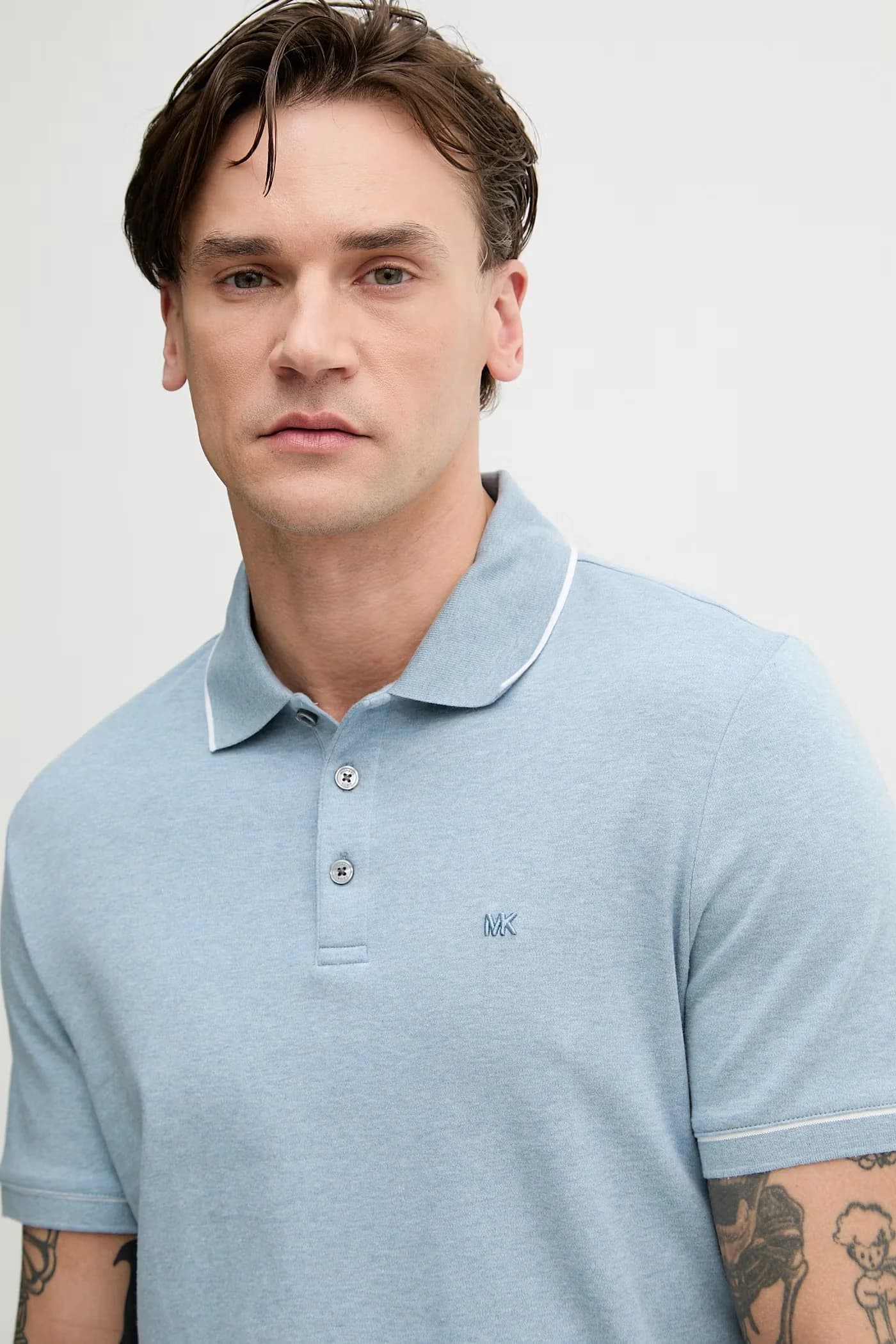 Мужское хлопковое поло - фото 4