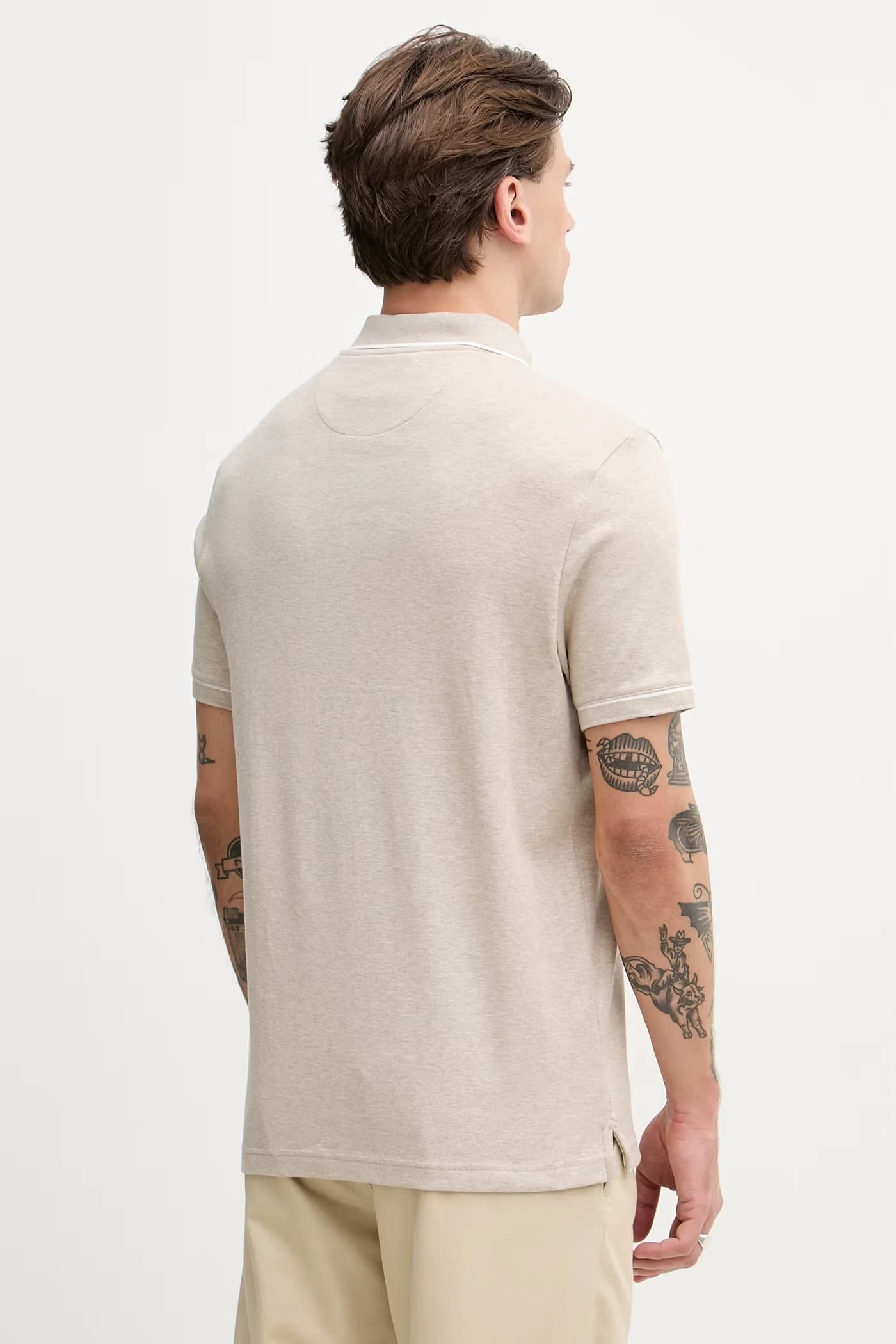 Мужское хлопковое поло - фото 3