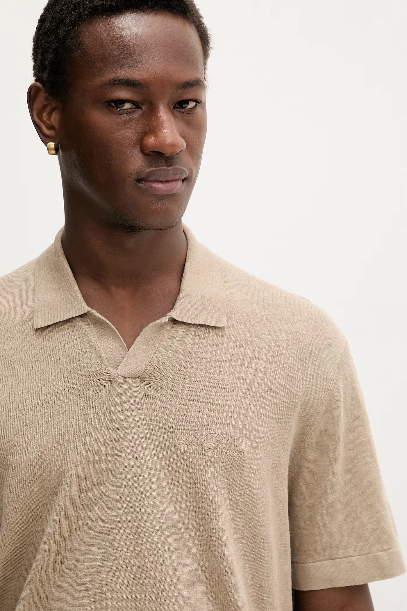 Мужское поло из льна Emmanuel - фото 4