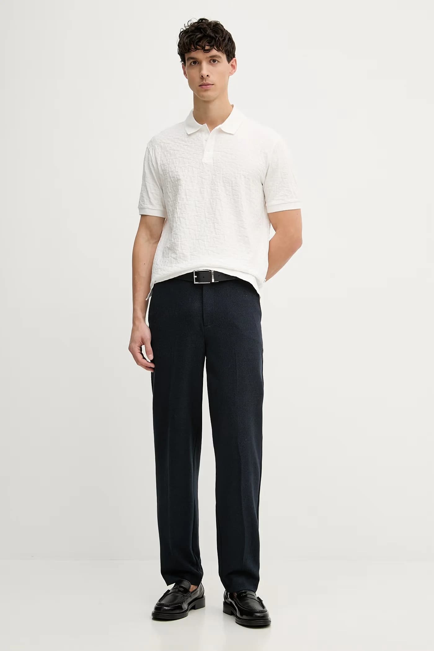 Мужское хлопковое поло - фото 2