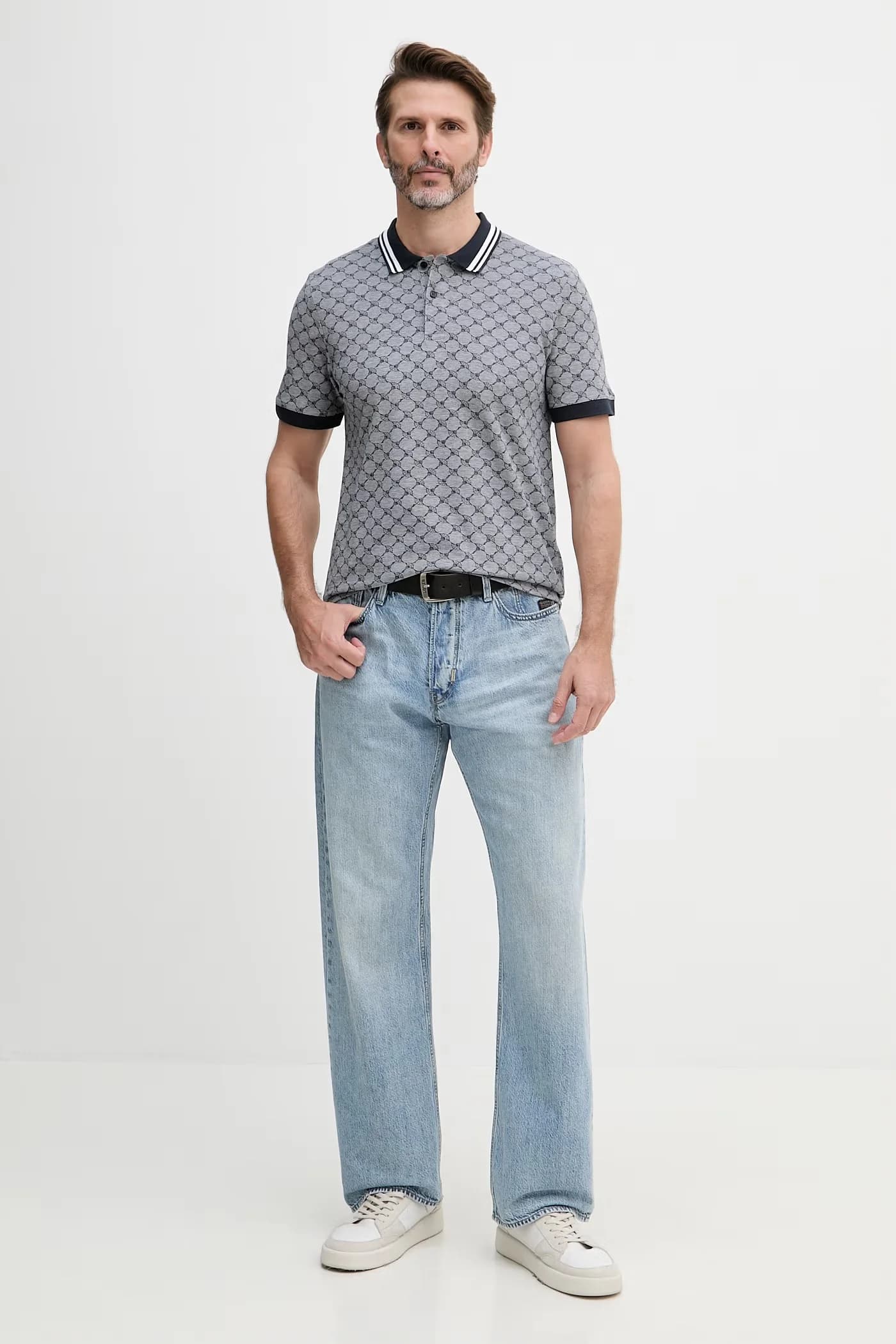 Мужское хлопковое поло - фото 2