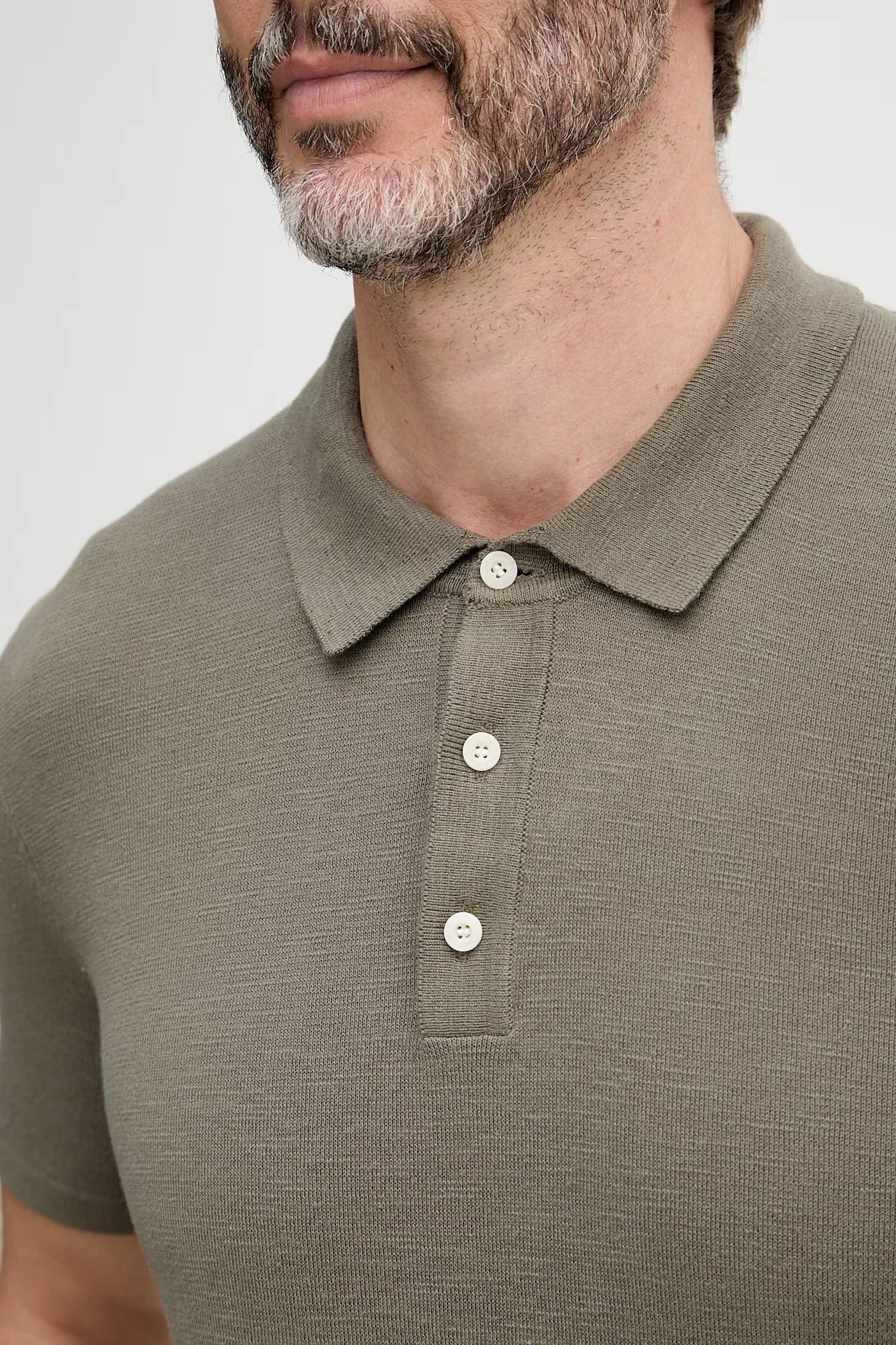 Мужское хлопковое поло - фото 5