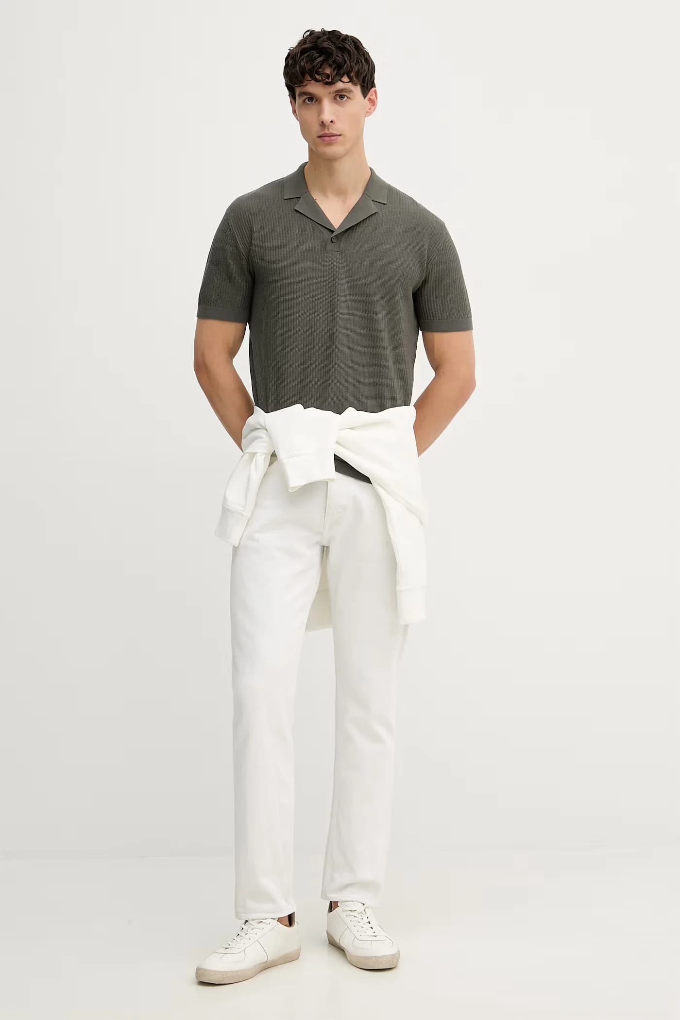 Мужское хлопковое поло - фото 2