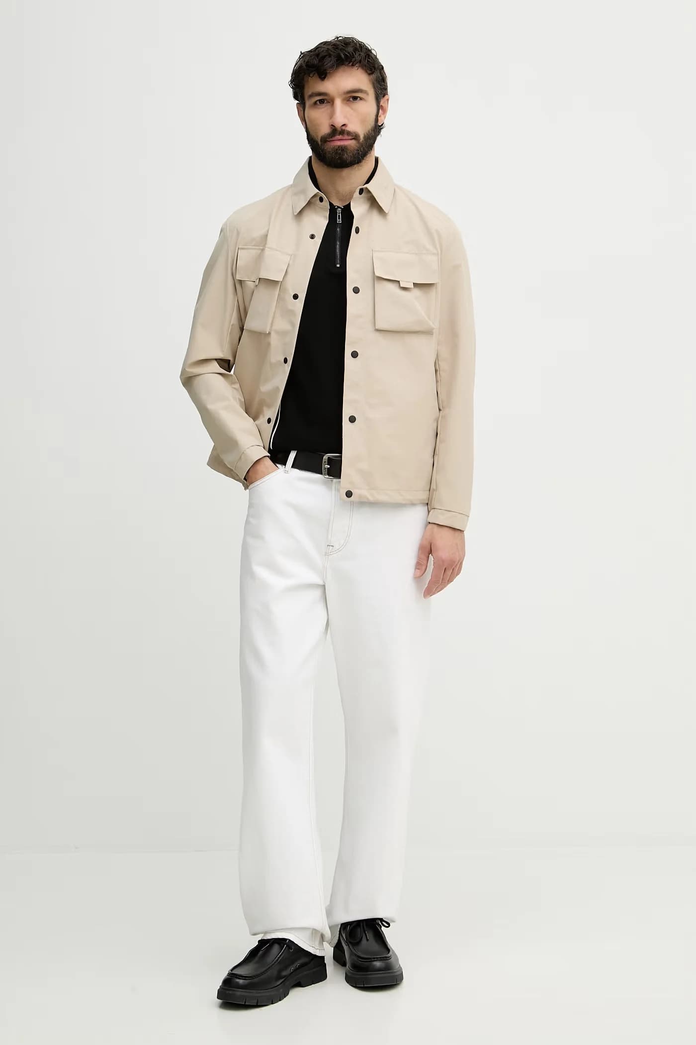 Мужское хлопковое поло - фото 2