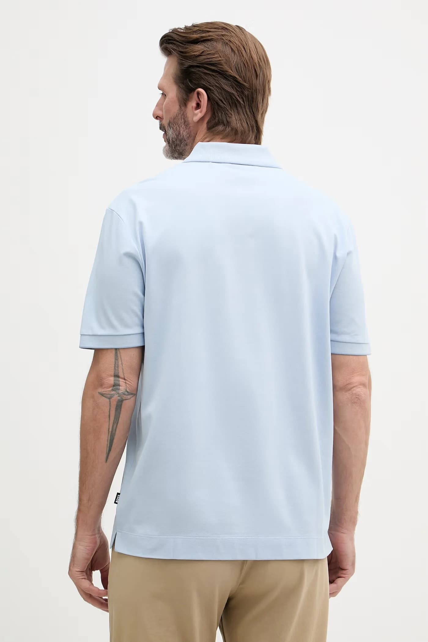 Мужская рубашка-поло Parris 80 из хлопка - фото 3