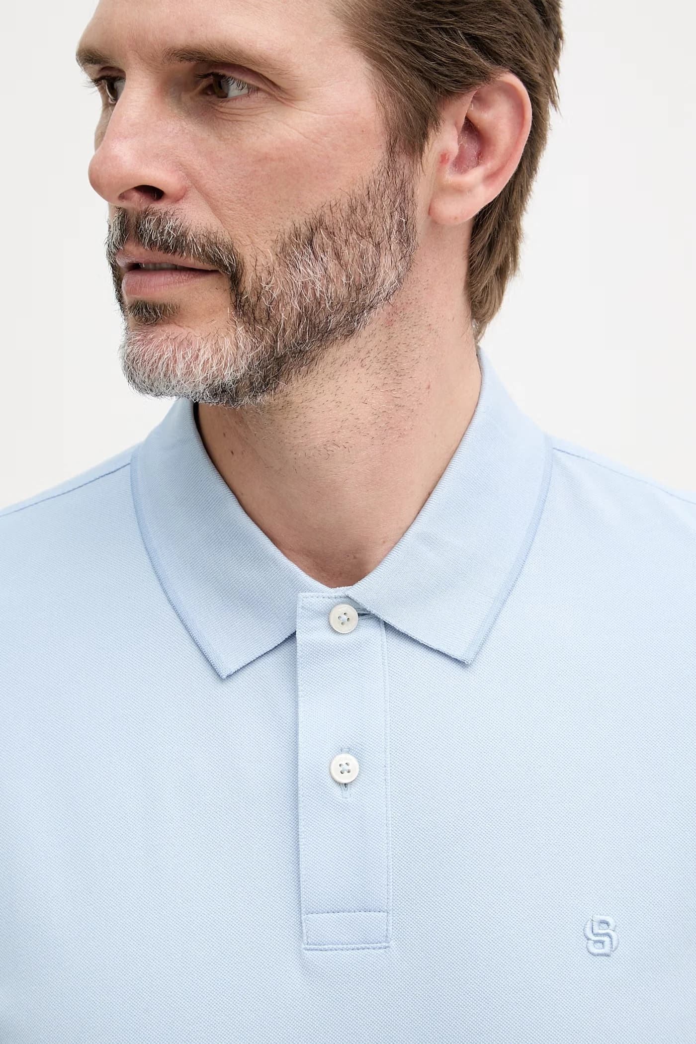 Мужская рубашка-поло Parris 80 из хлопка - фото 4