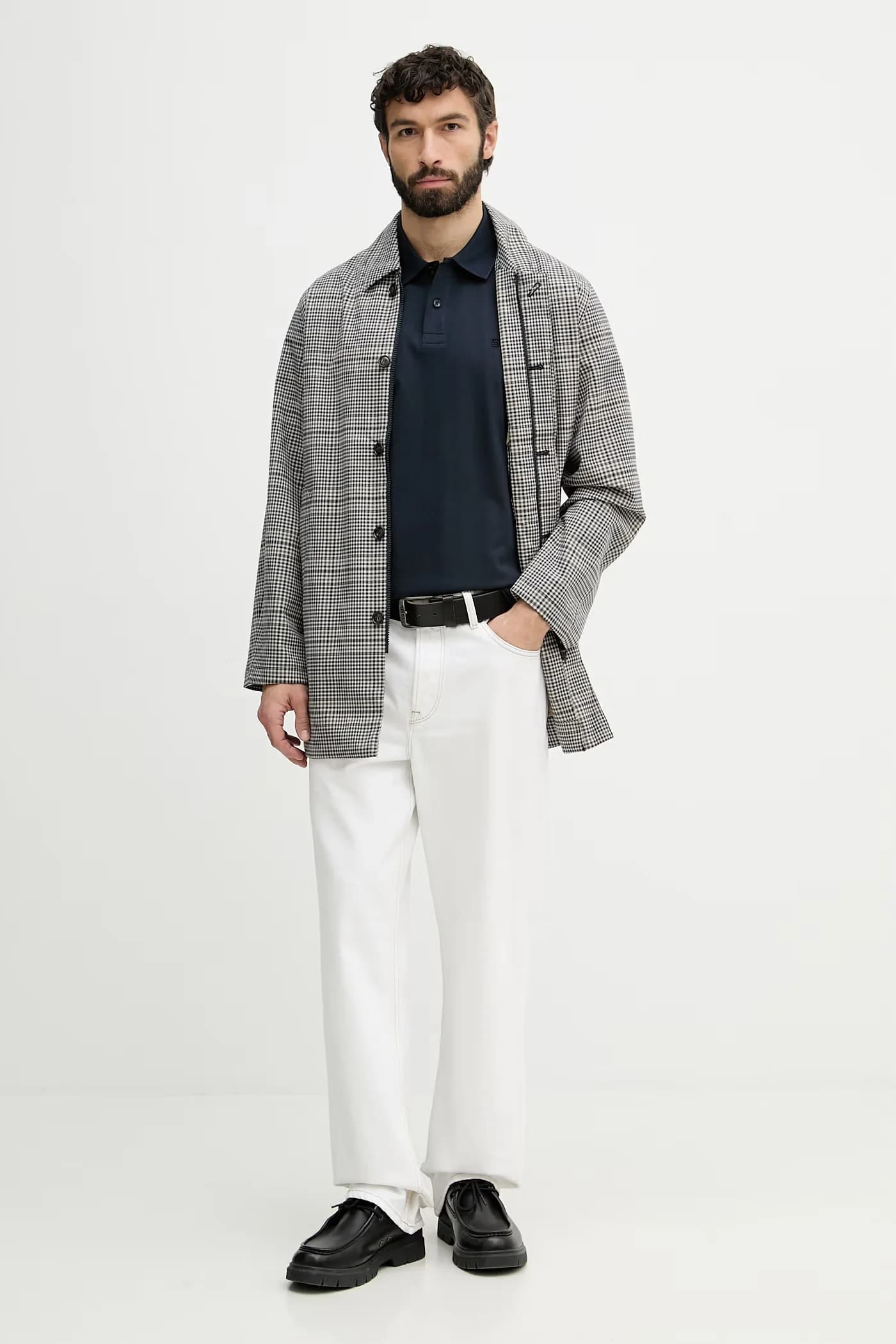 Мужская рубашка-поло Parris 80 из хлопка - фото 2