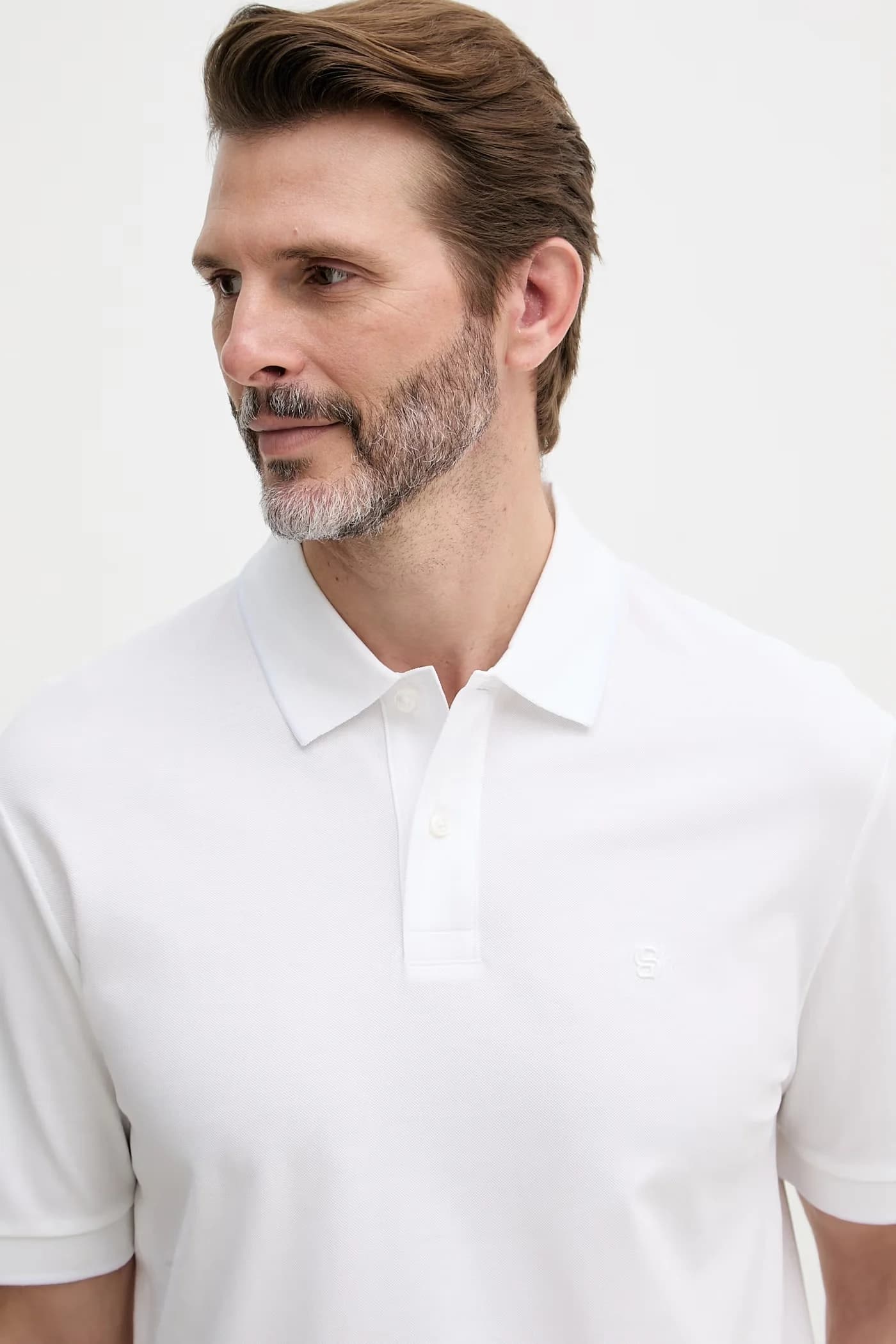 Мужская рубашка-поло Parris 80 из хлопка - фото 4