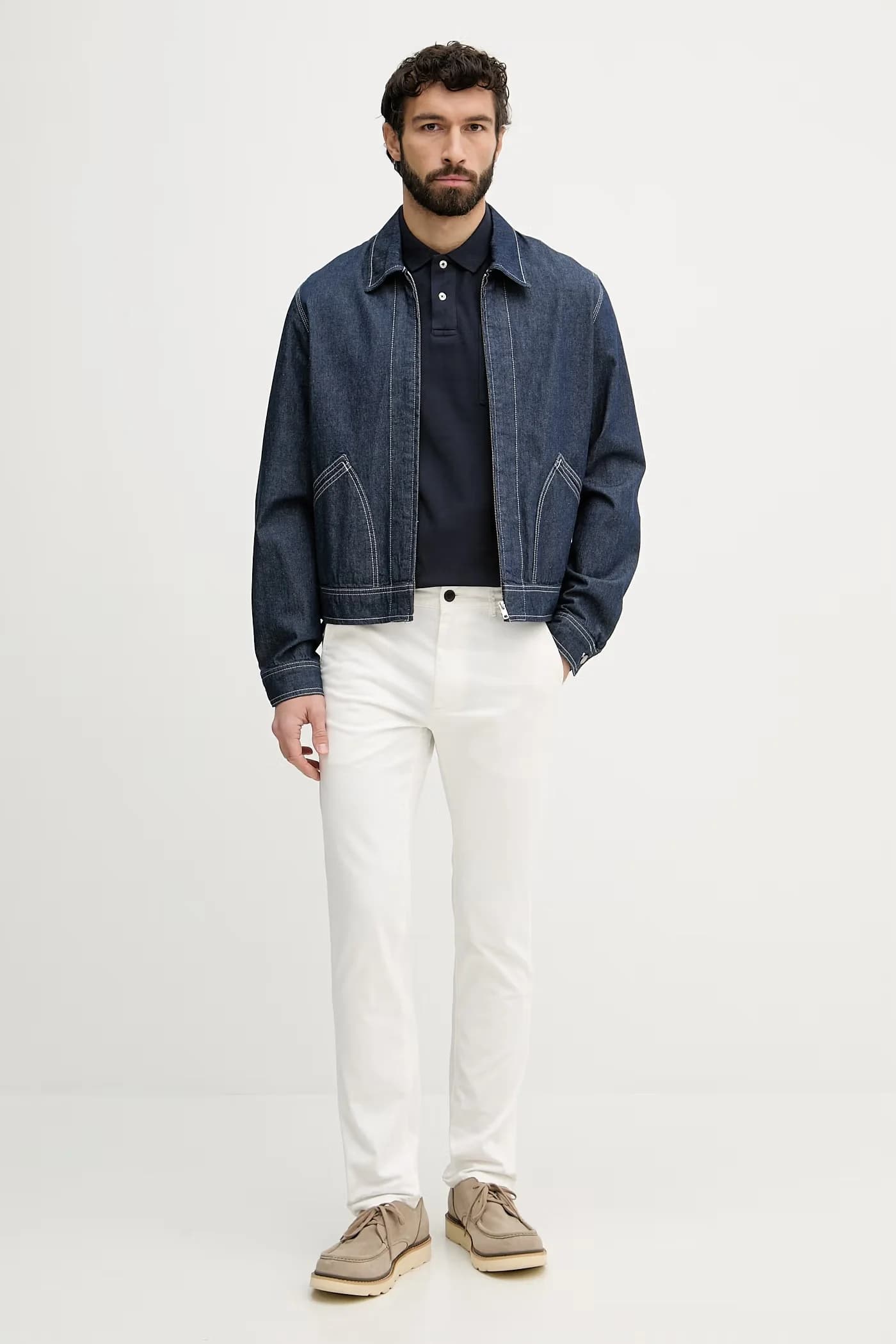 Мужское хлопковое поло - фото 2