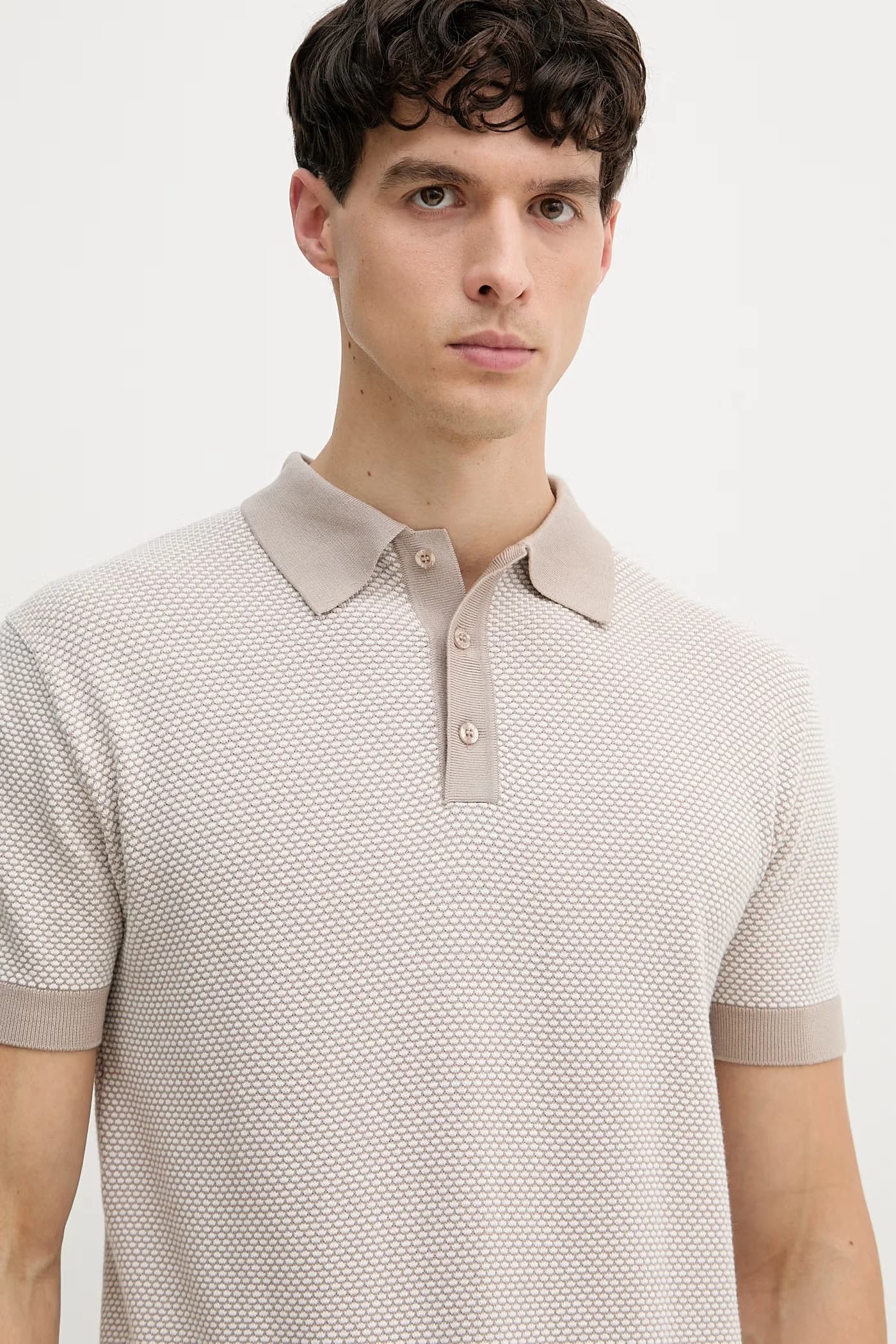 Мужское хлопковое поло LAKE - фото 4