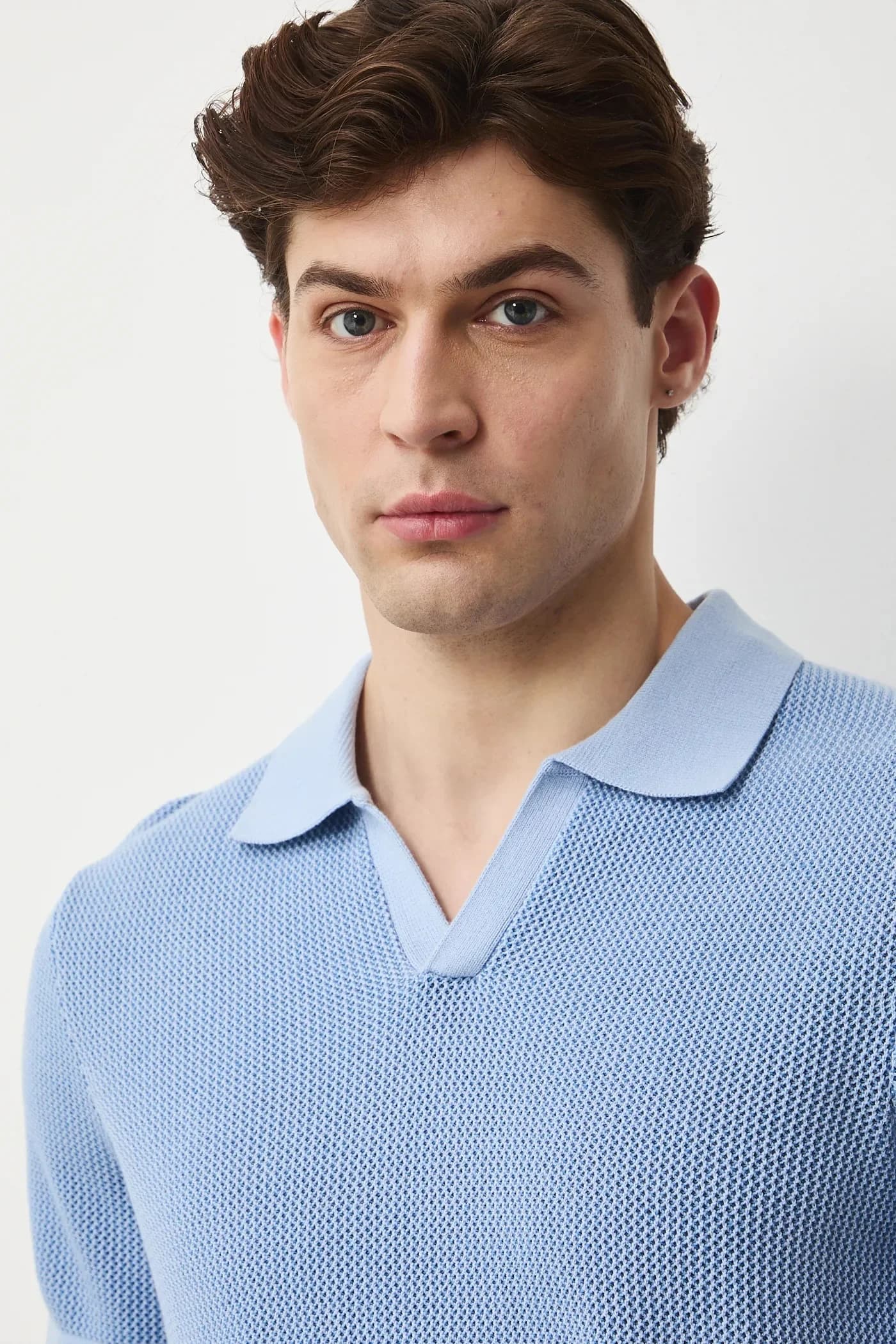 Мужское хлопковое поло - фото 4