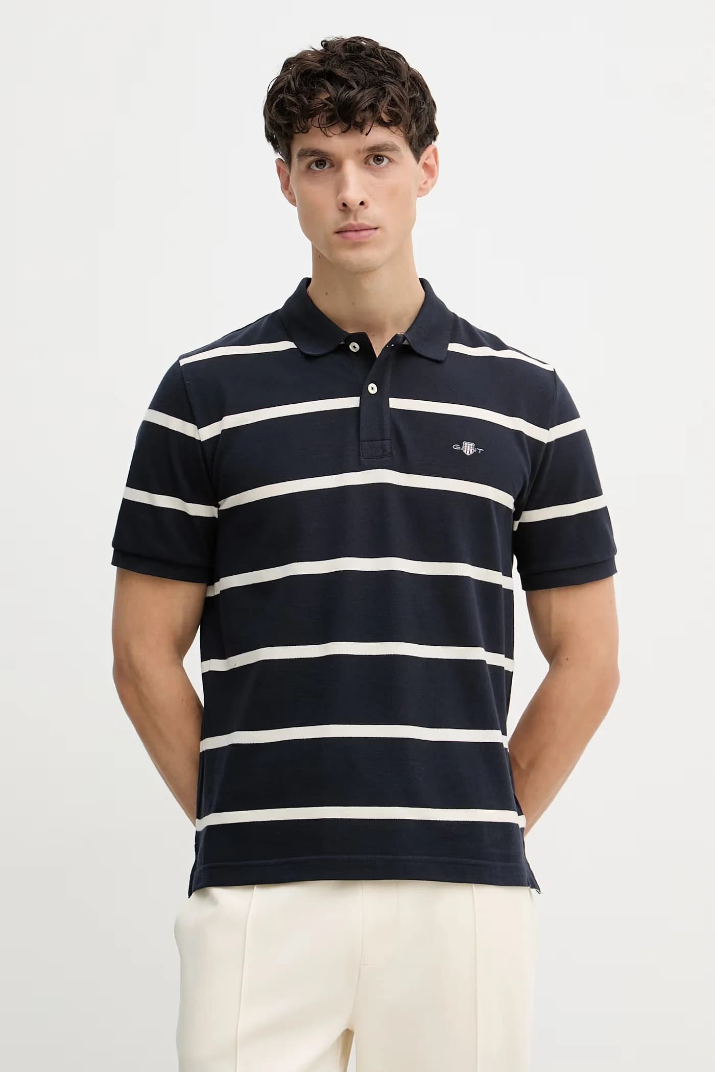 Мужское хлопковое поло