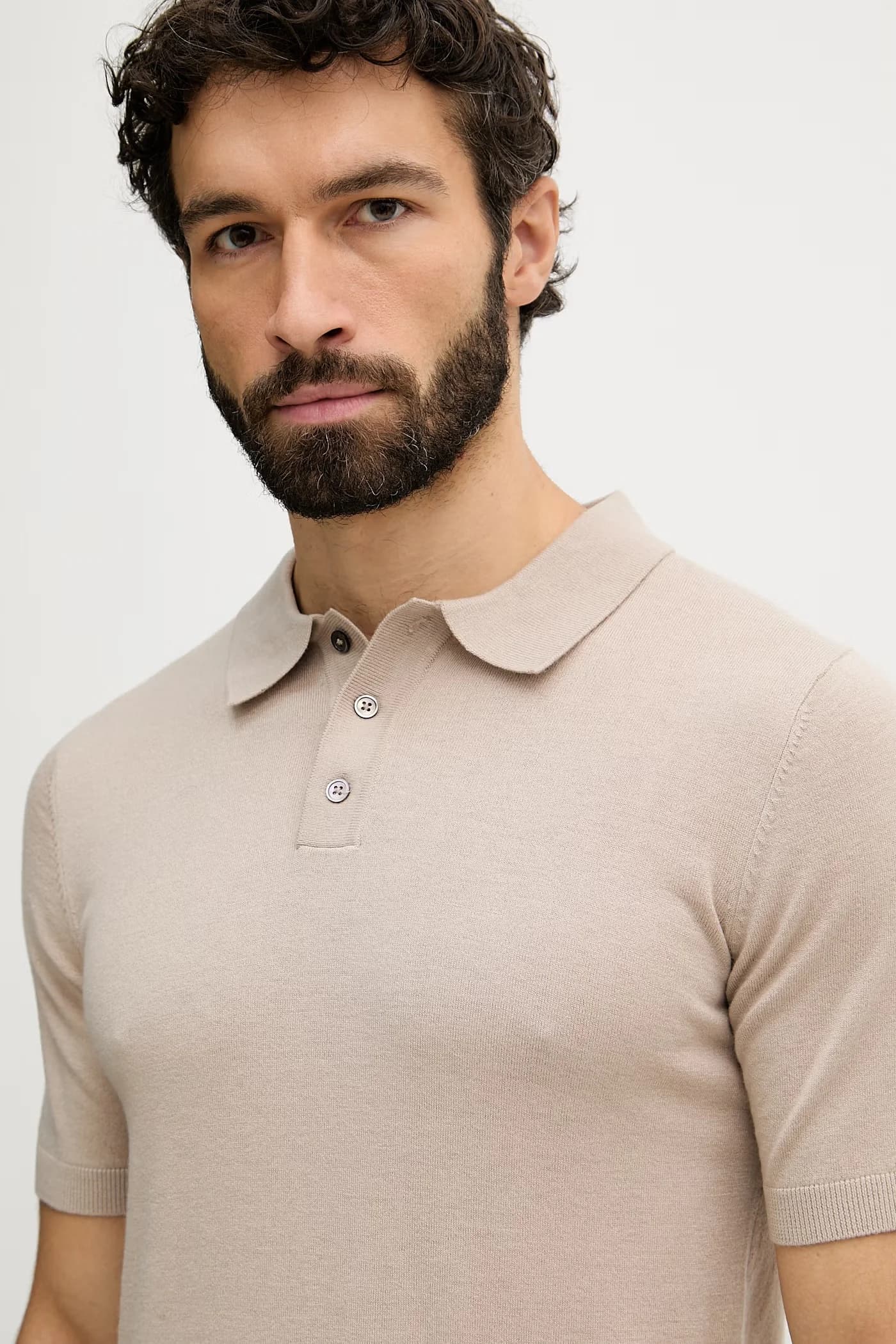 Мужское поло из шерсти Адам - фото 4