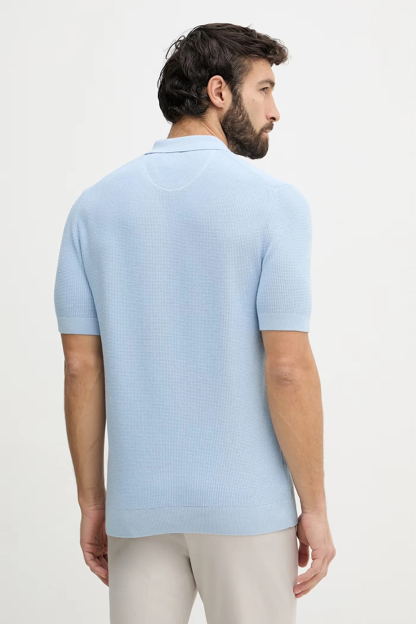 Мужское хлопковое поло - фото 3