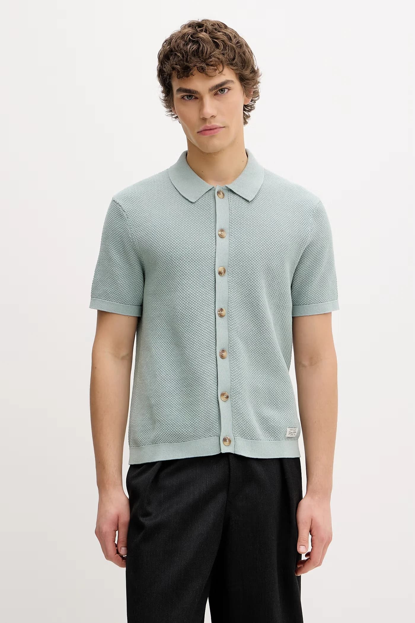 Мужское хлопковое поло