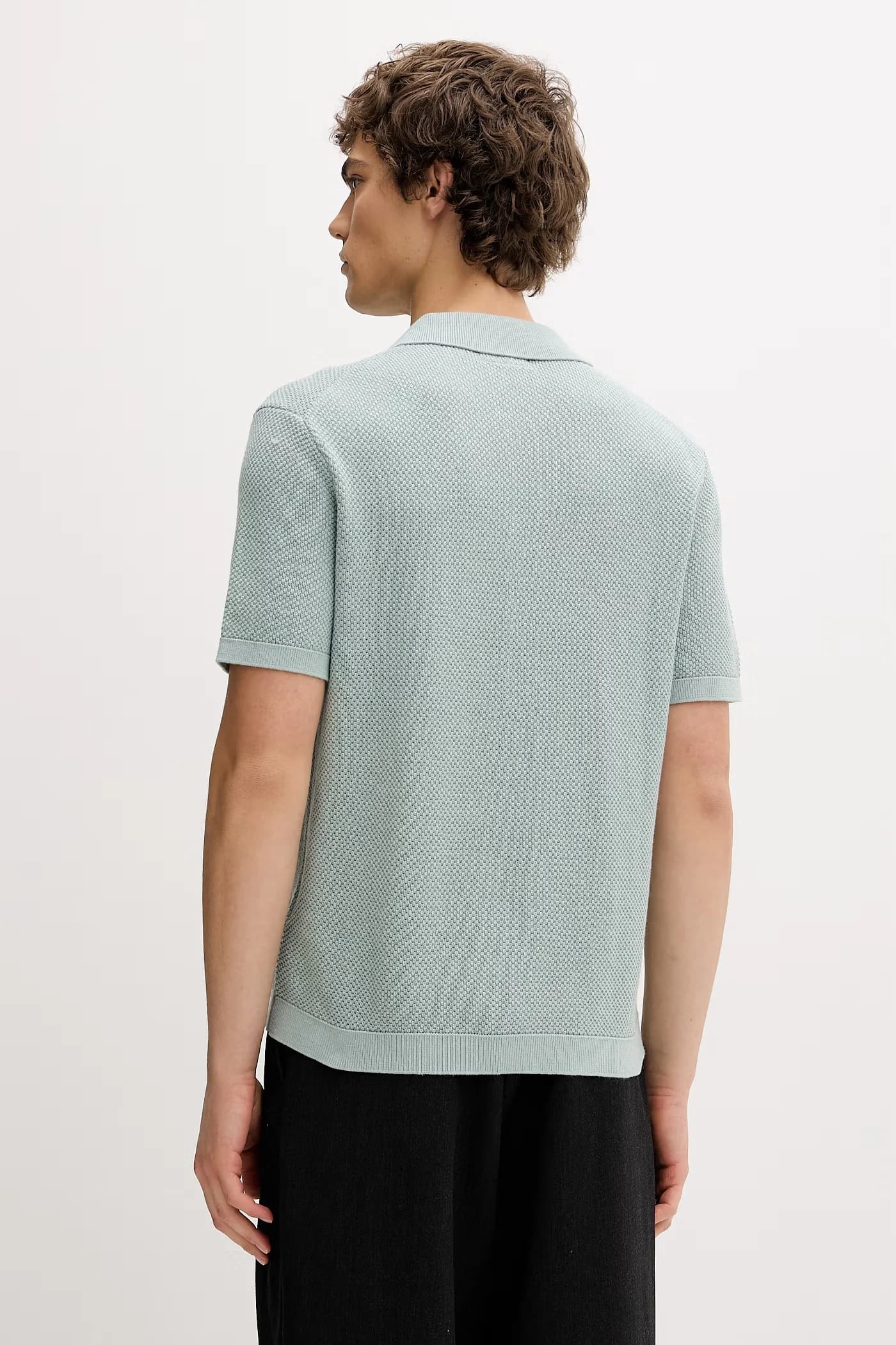 Мужское хлопковое поло - фото 3